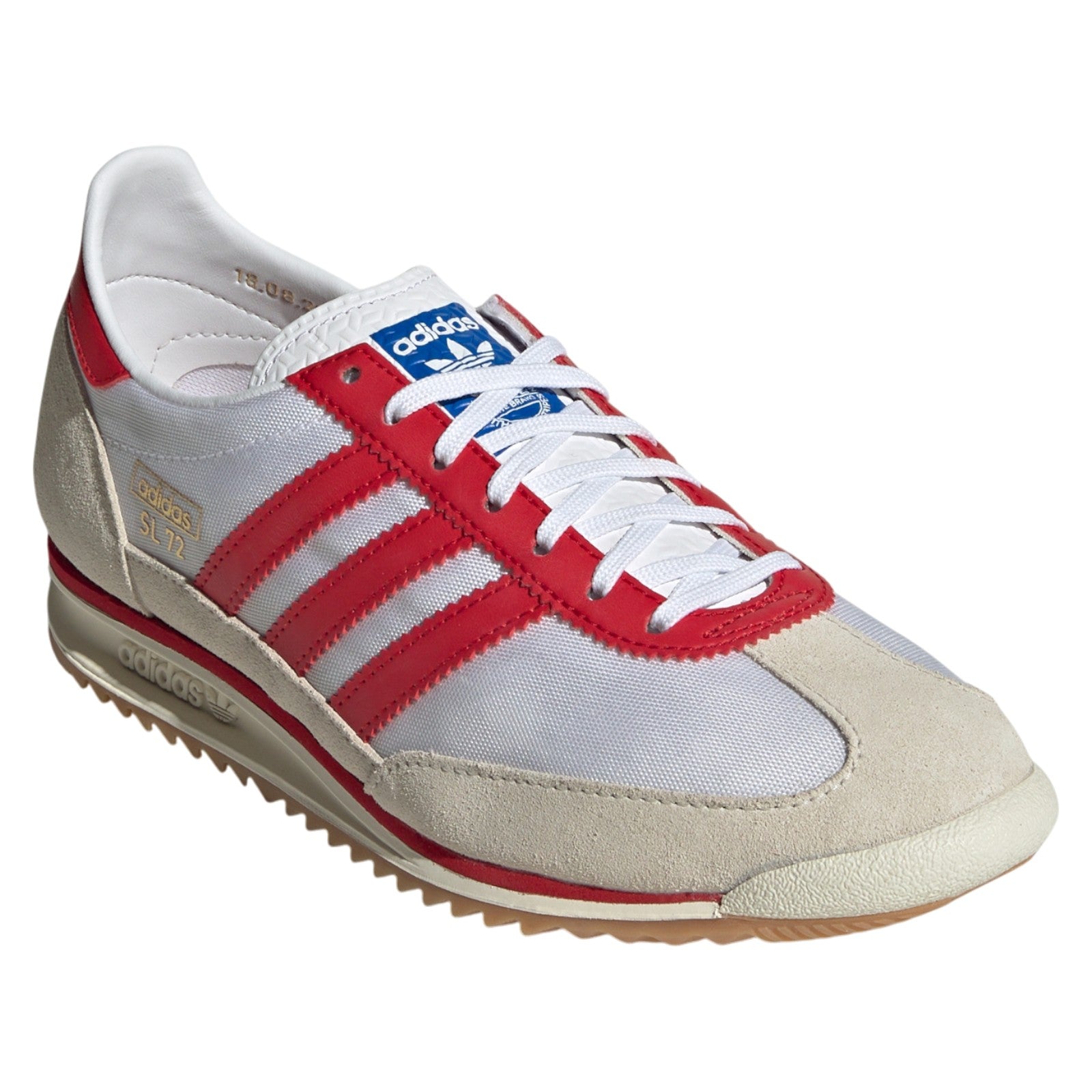 adidas Originals Womens SL 72 OG Shoes - Cloud White / Better Scarlet