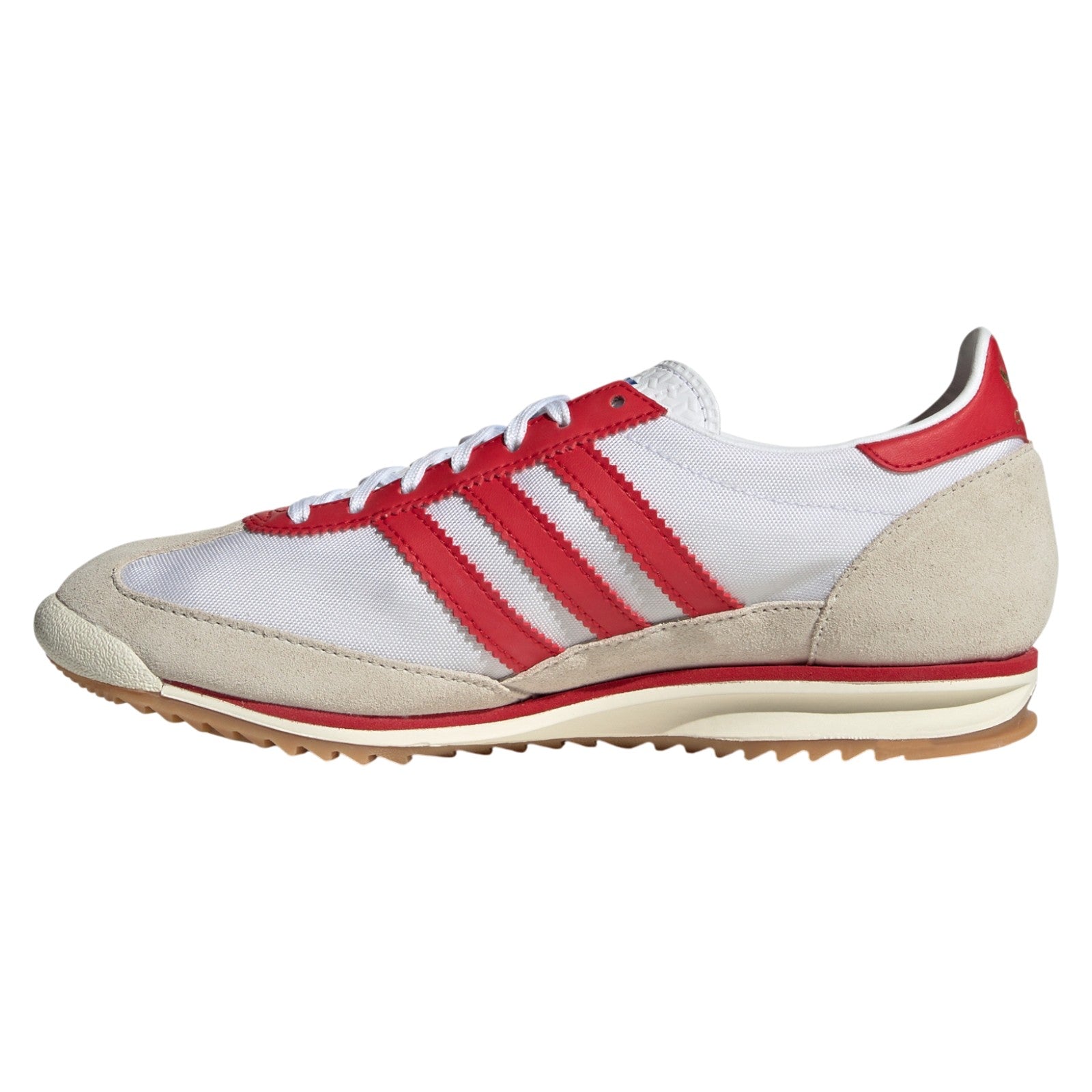 adidas Originals Womens SL 72 OG Shoes - Cloud White / Better Scarlet