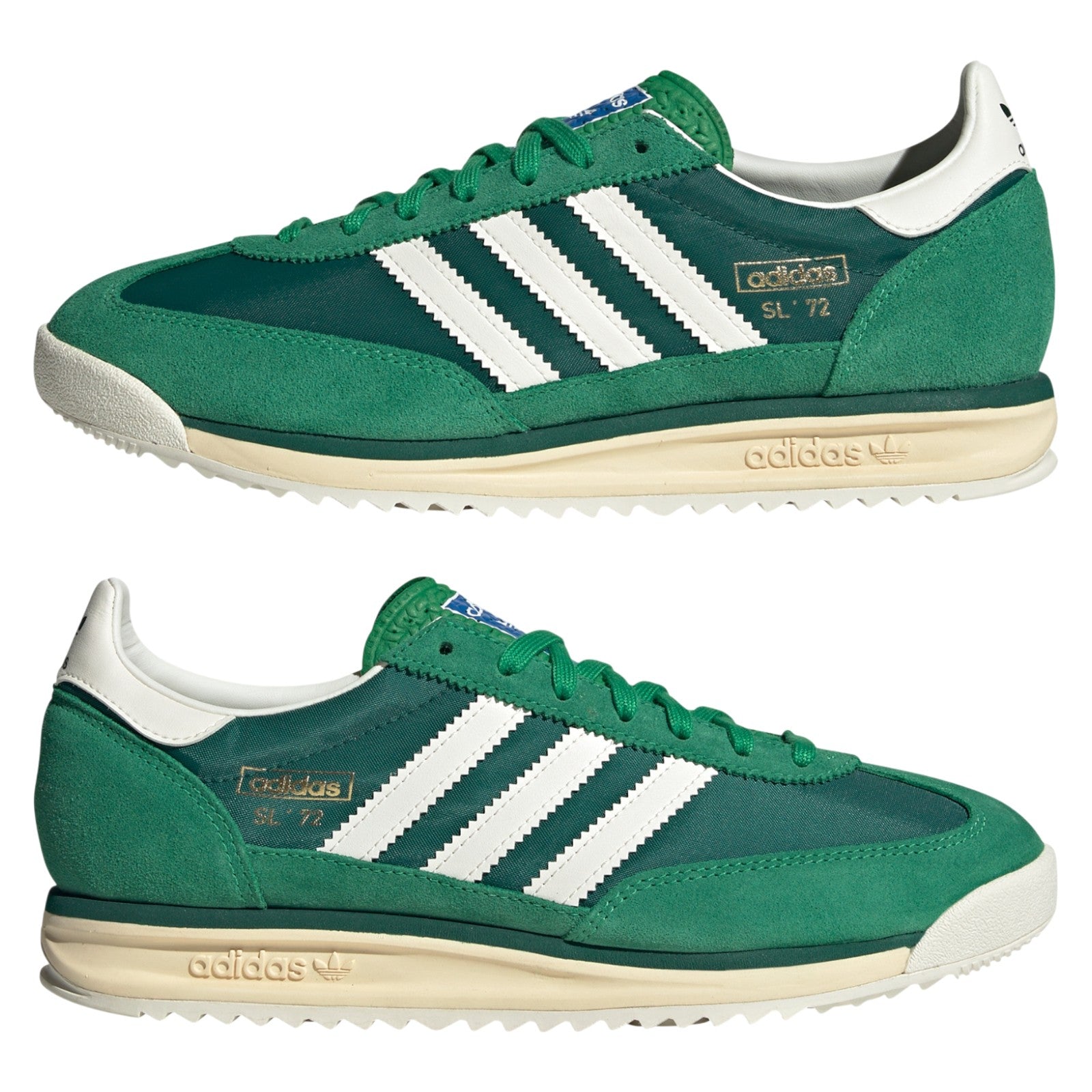 adidas Originals SL 72 RS Shoes - Collegiate Green / Core White