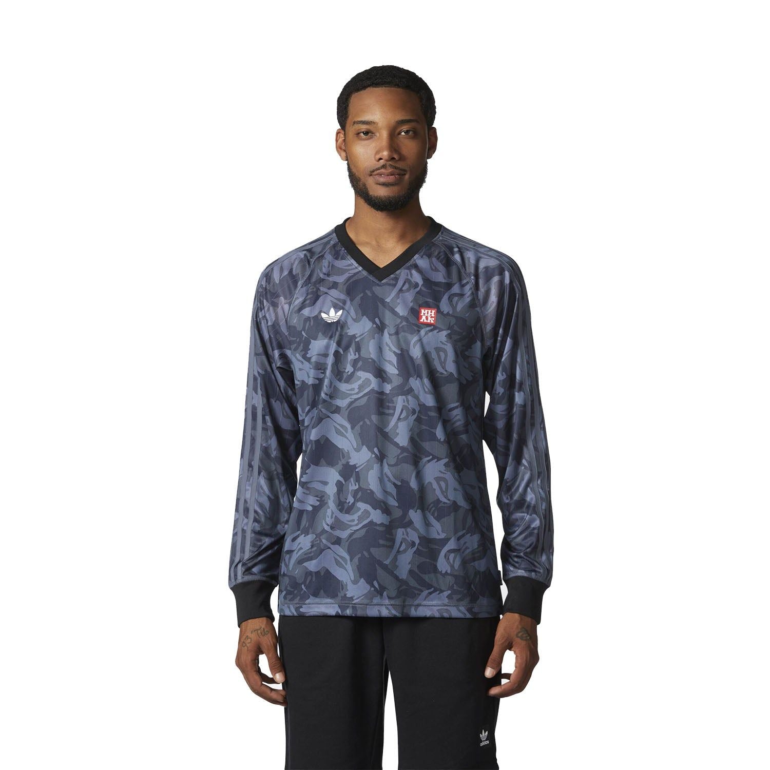 adidas Originals Mhak L/S Goalie Jersey - Black - ViaductClothing -  -  