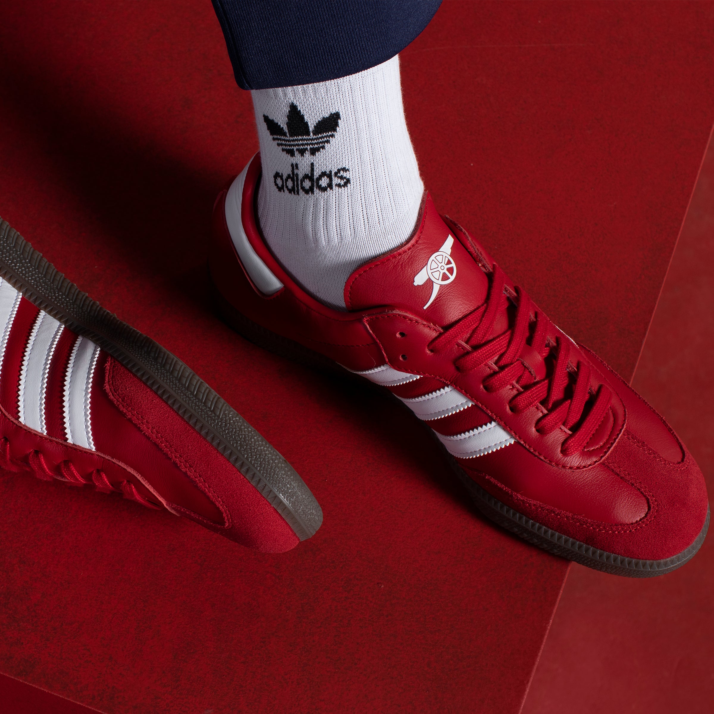adidas Originals x Arsenal FC Samba Team Shoes - Red / White