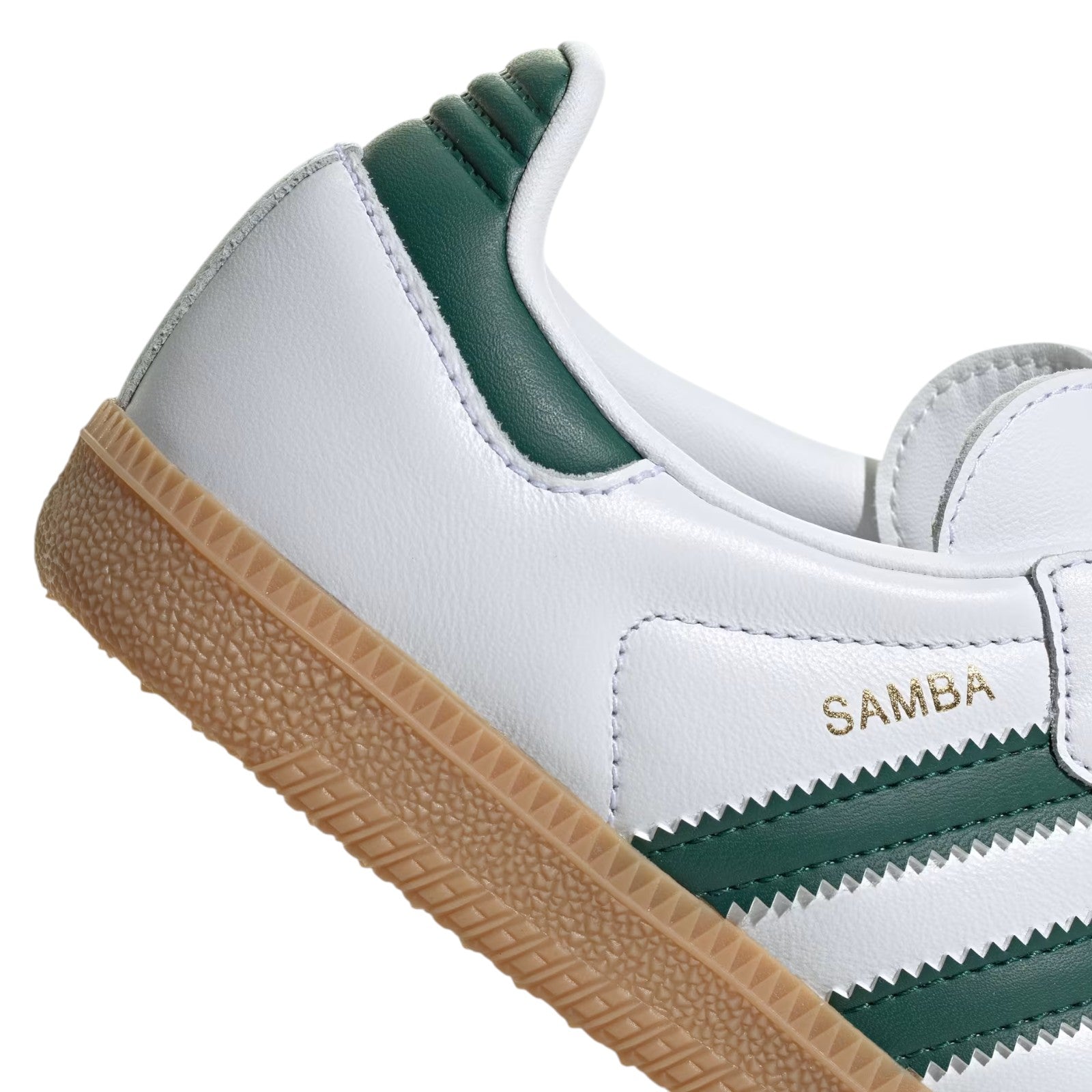 adidas Originals Junior Samba OG Trainers - Cloud White / Collegiate Green / Gum