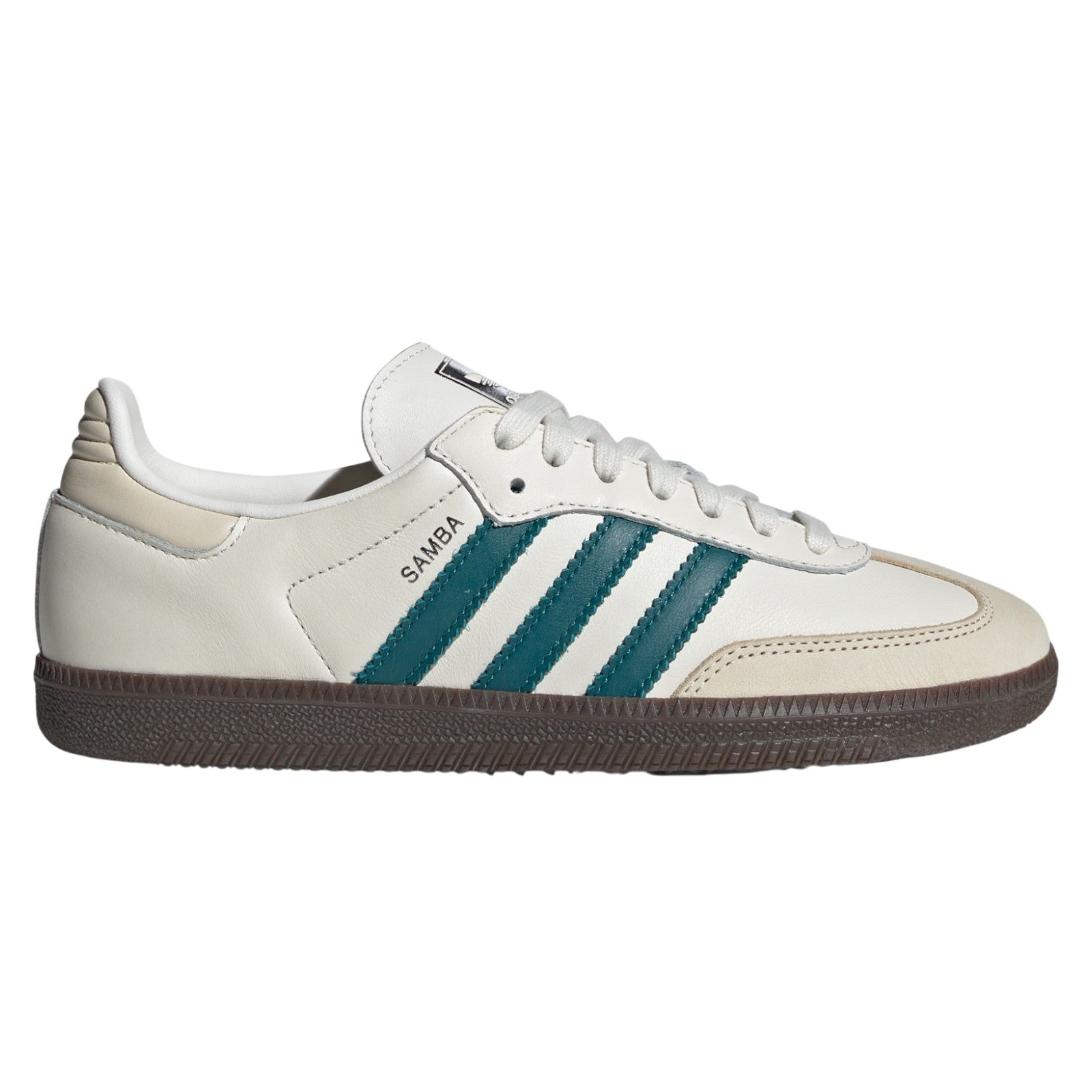 adidas Originals Women's Samba OG Shoes - Cloud White / Legacy Teal