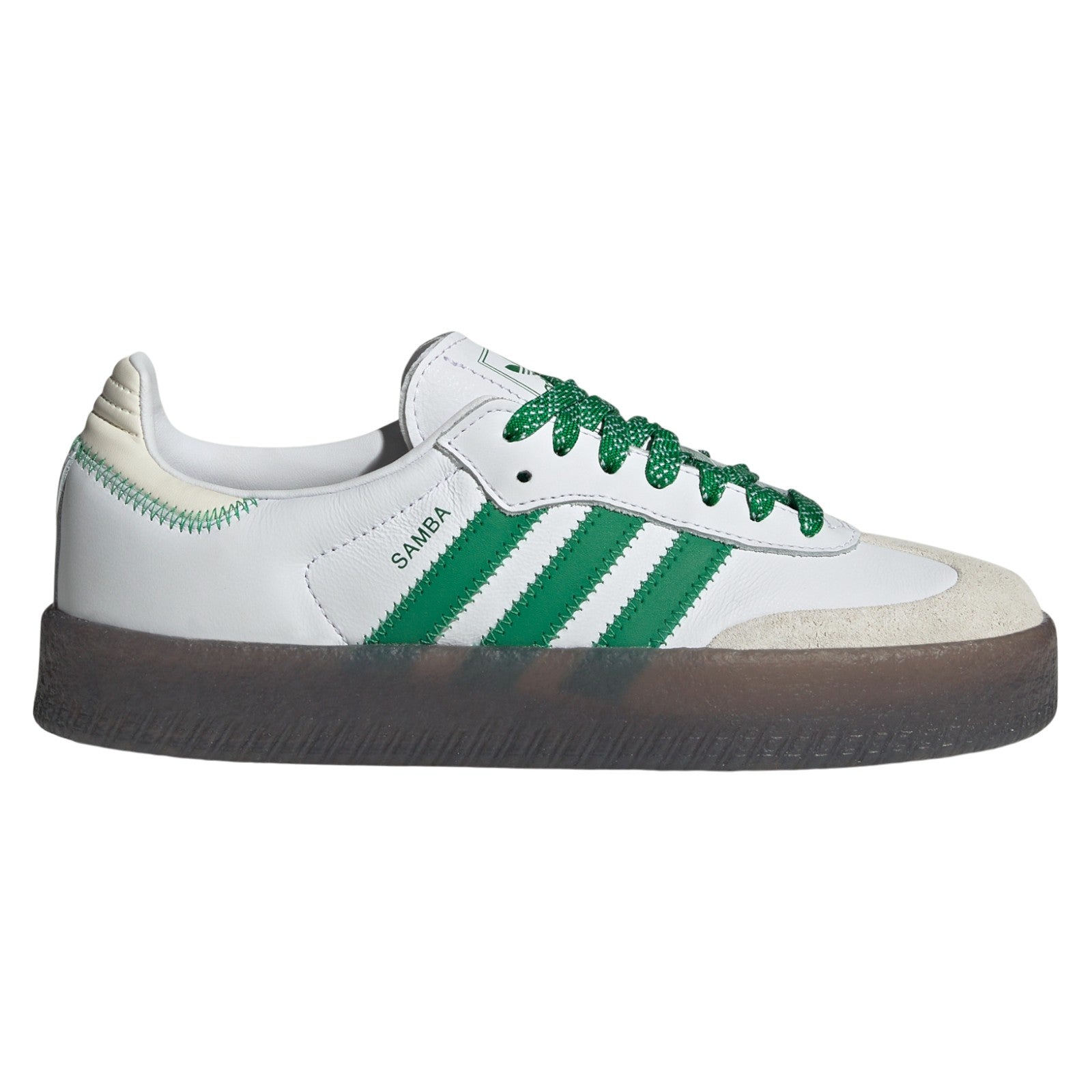 adidas Originals Women's Sambae Shoes - Cloud White / Green