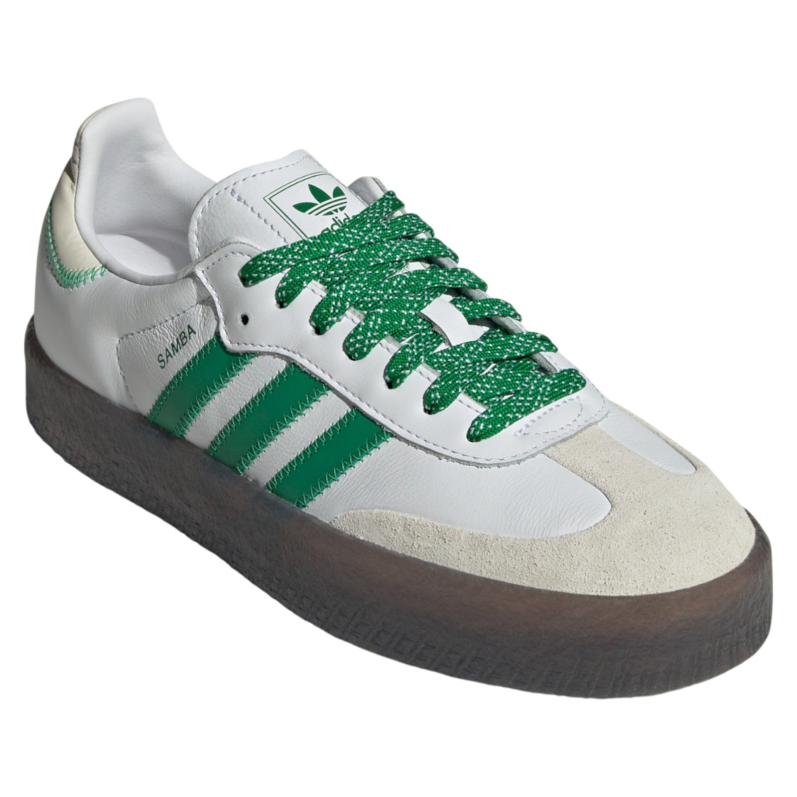 adidas Originals Women's Sambae Shoes - Cloud White / Green