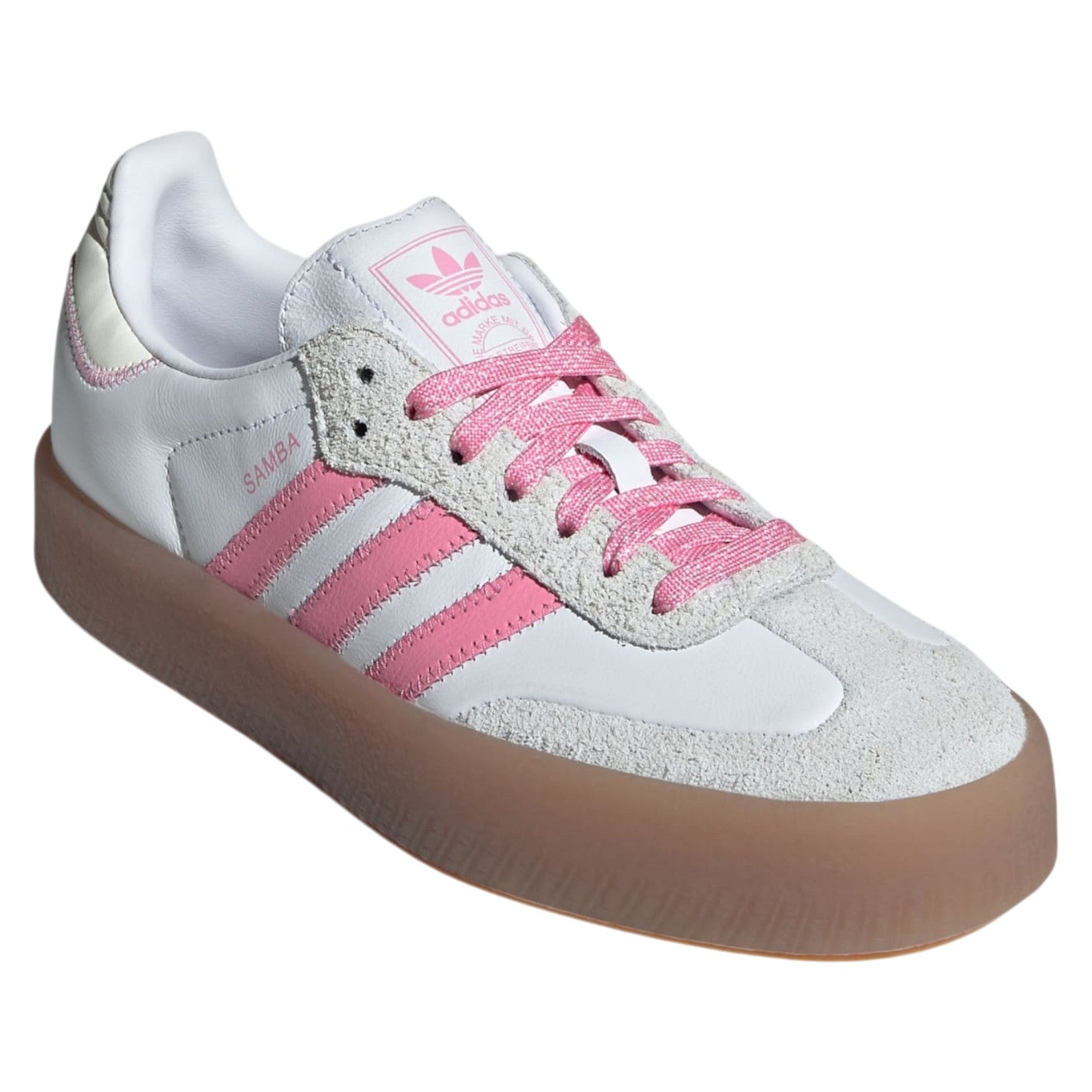 adidas Originals Women's Sambae Shoes - Cloud White / Bliss Pink