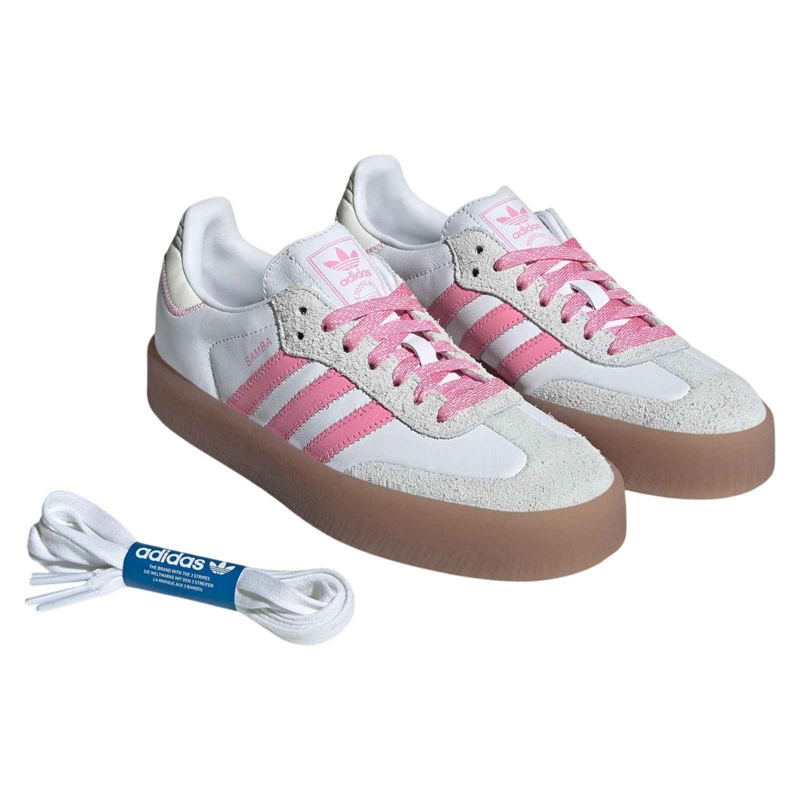 adidas Originals Women's Sambae Shoes - Cloud White / Bliss Pink