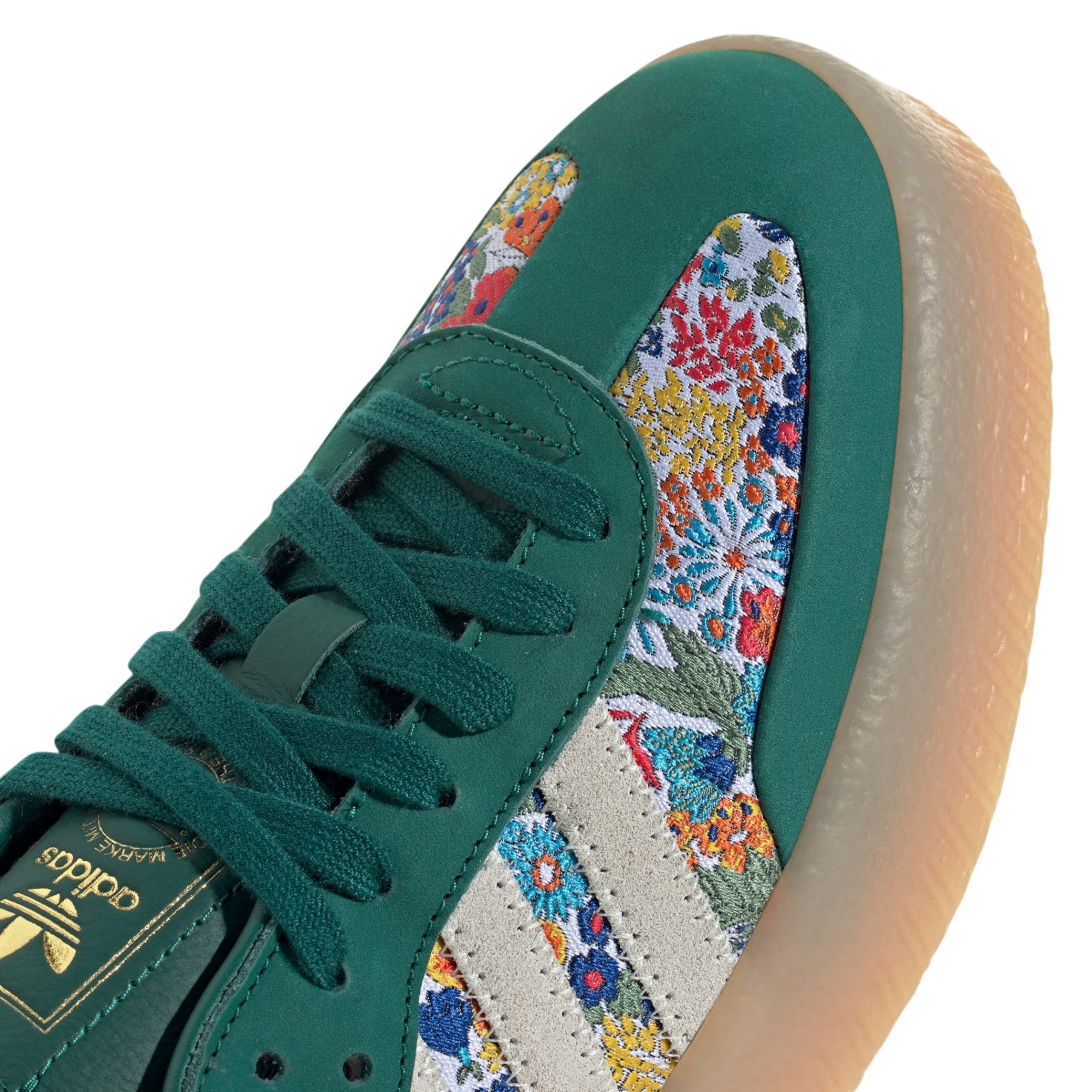 adidas Originals x Liberty London Womens Sambae Shoes - Green Floral