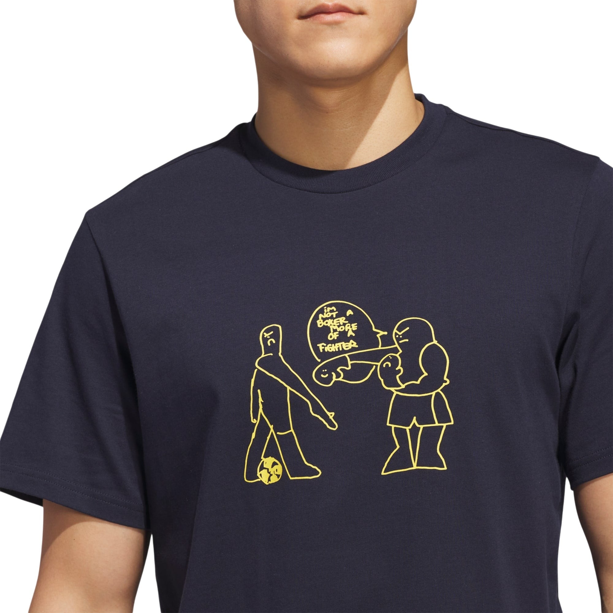 adidas Originals Unisex Shmoofoil Fighter T-Shirt - Legend Ink