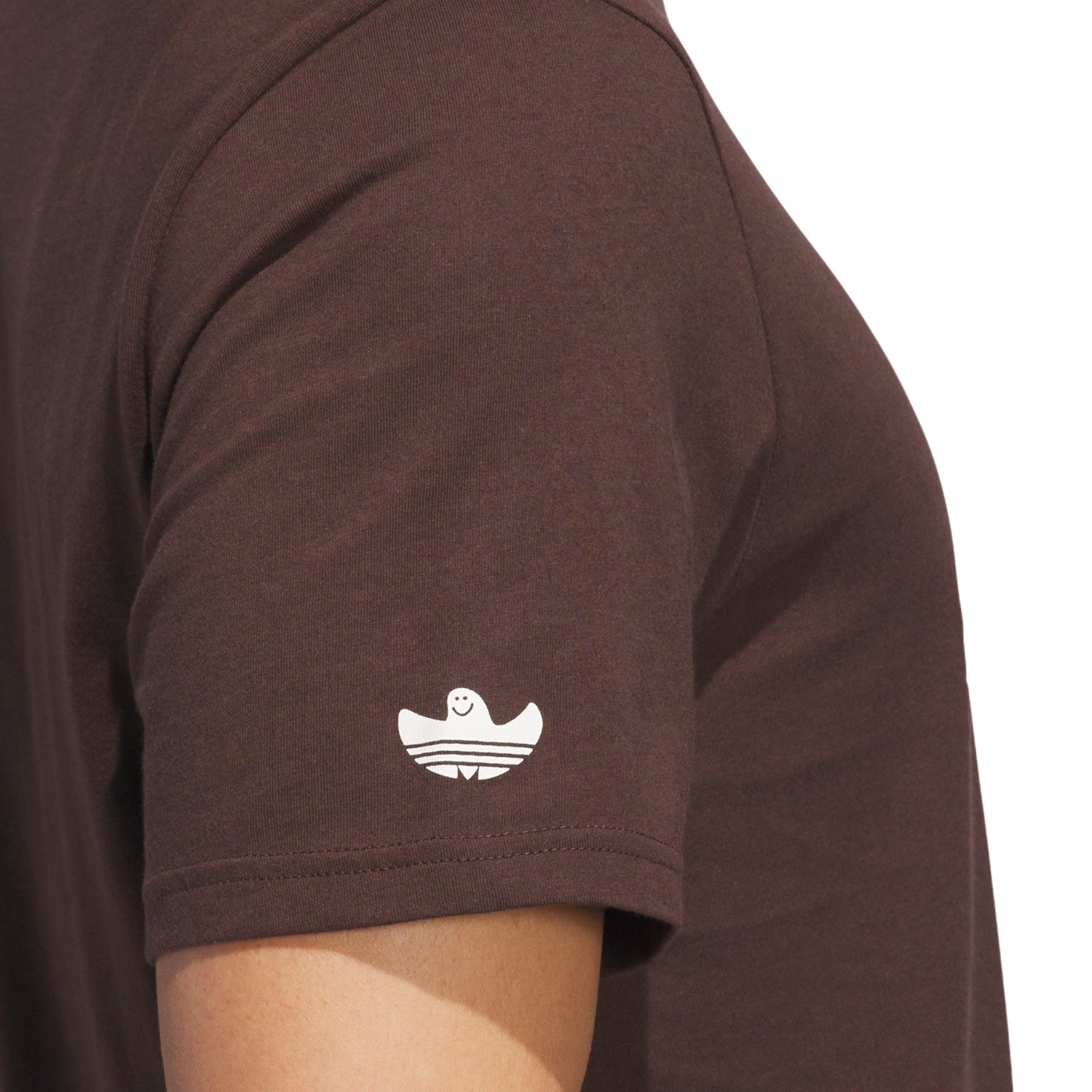 adidas Originals Unisex Shmoofoil Out of the Park T-Shirt - Dark Brown / Core White