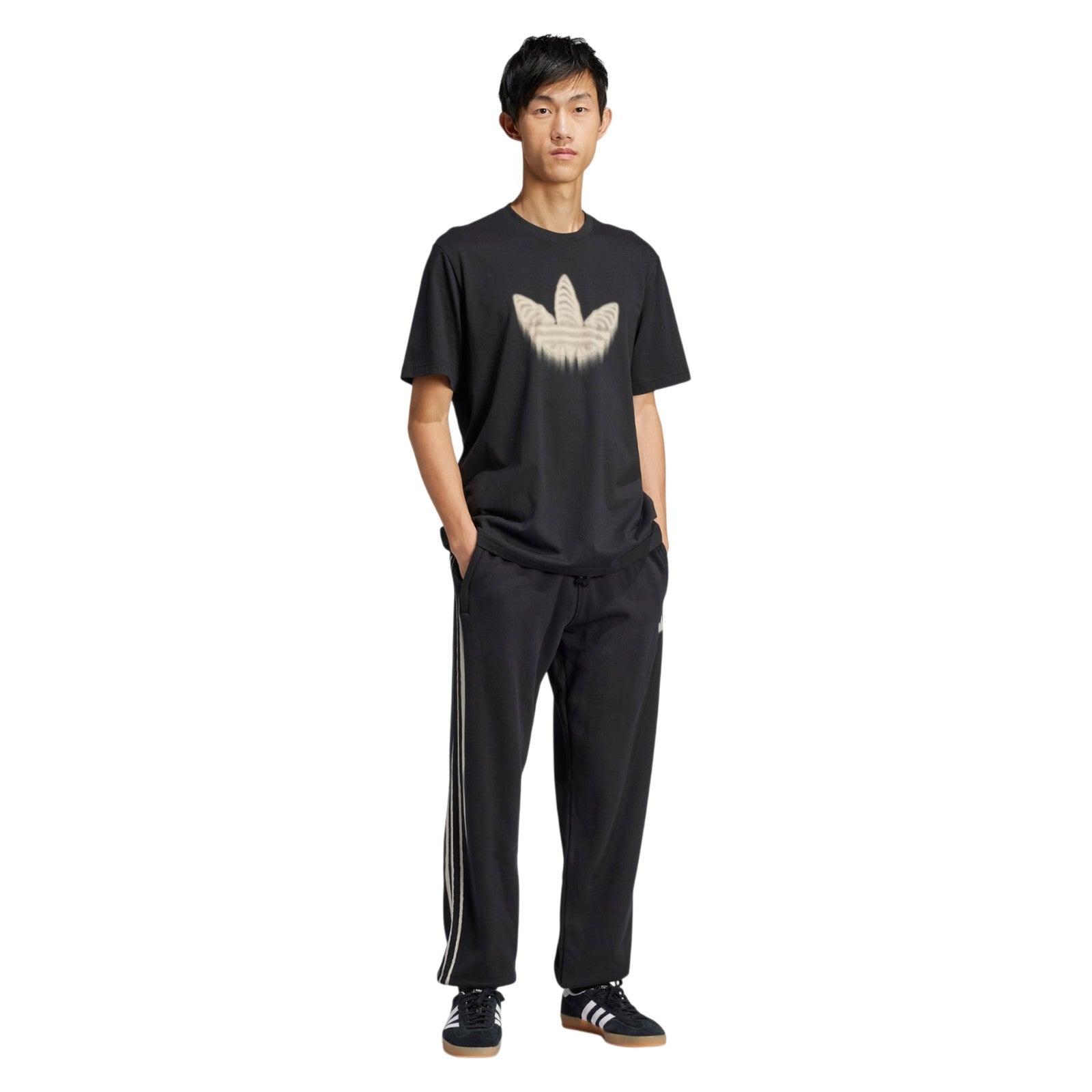 adidas Originals Men's Trefoil Skeleton Graphic T-Shirt - Black