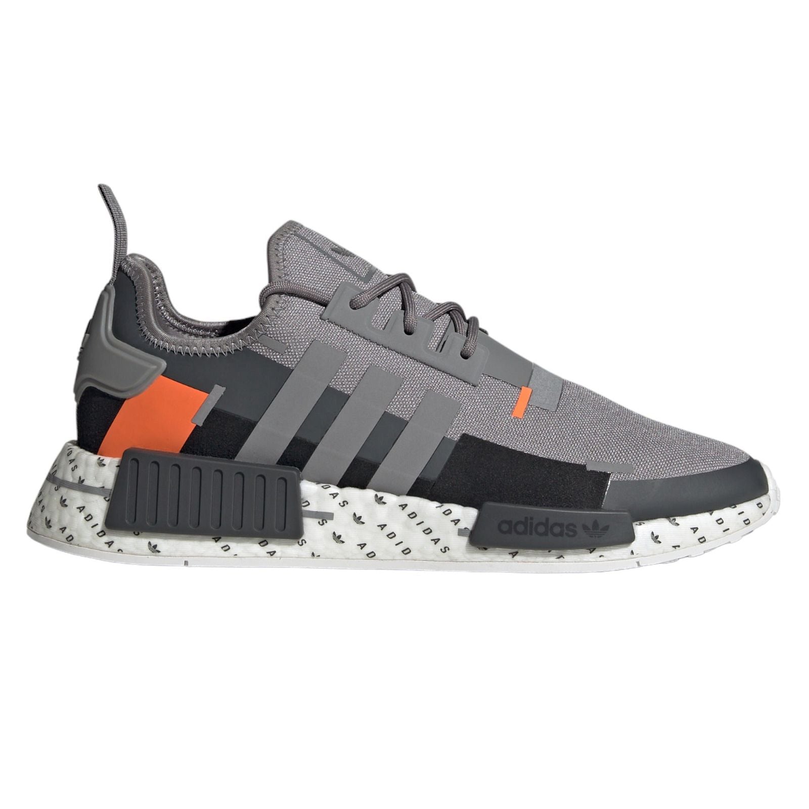 adidas Originals Unisex NMD_R1 Trainers - Grey Three / Solar Orange - ViaductClothing -  -  