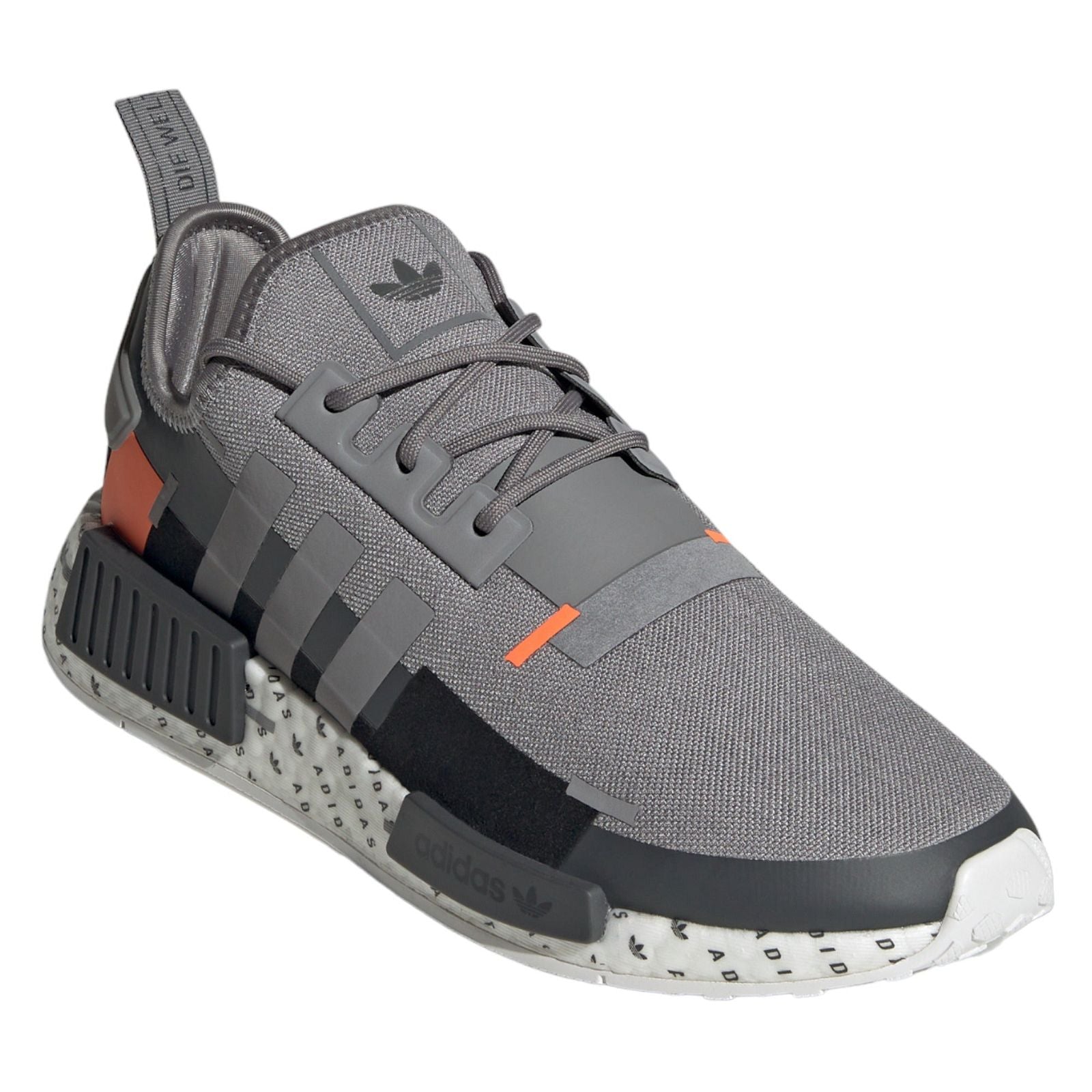 adidas Originals Unisex NMD_R1 Trainers - Grey Three / Solar Orange - ViaductClothing -  -  