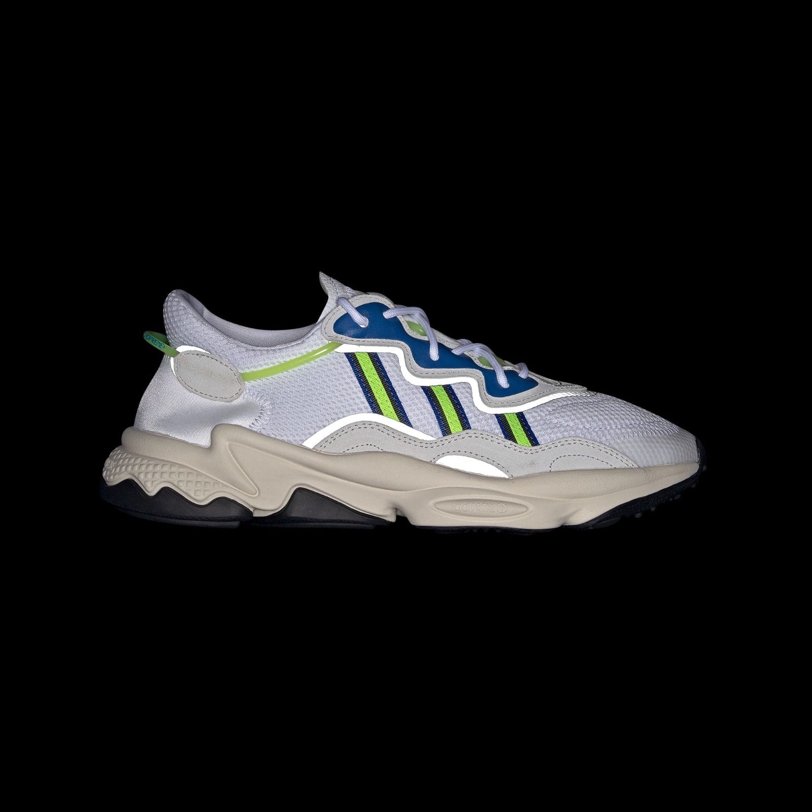 adidas Ozweego Shoes - Cloud White / Solar Yellow - ViaductClothing -  -  