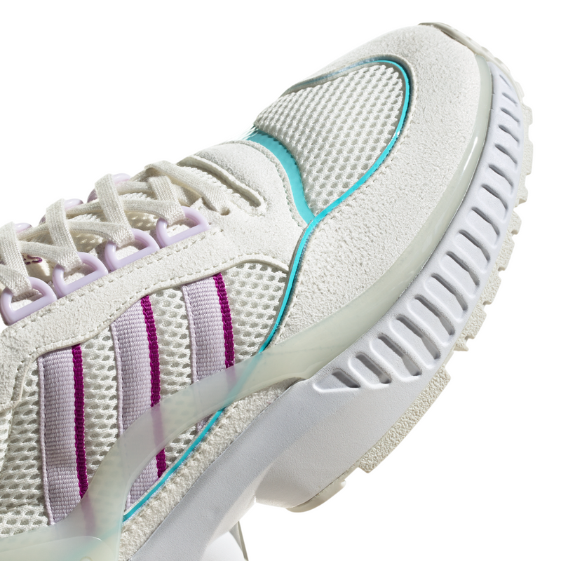 adidas Originals Womens ZX Wavian Shoes - Off White / Sonic Fuchsia - ViaductClothing -  -  