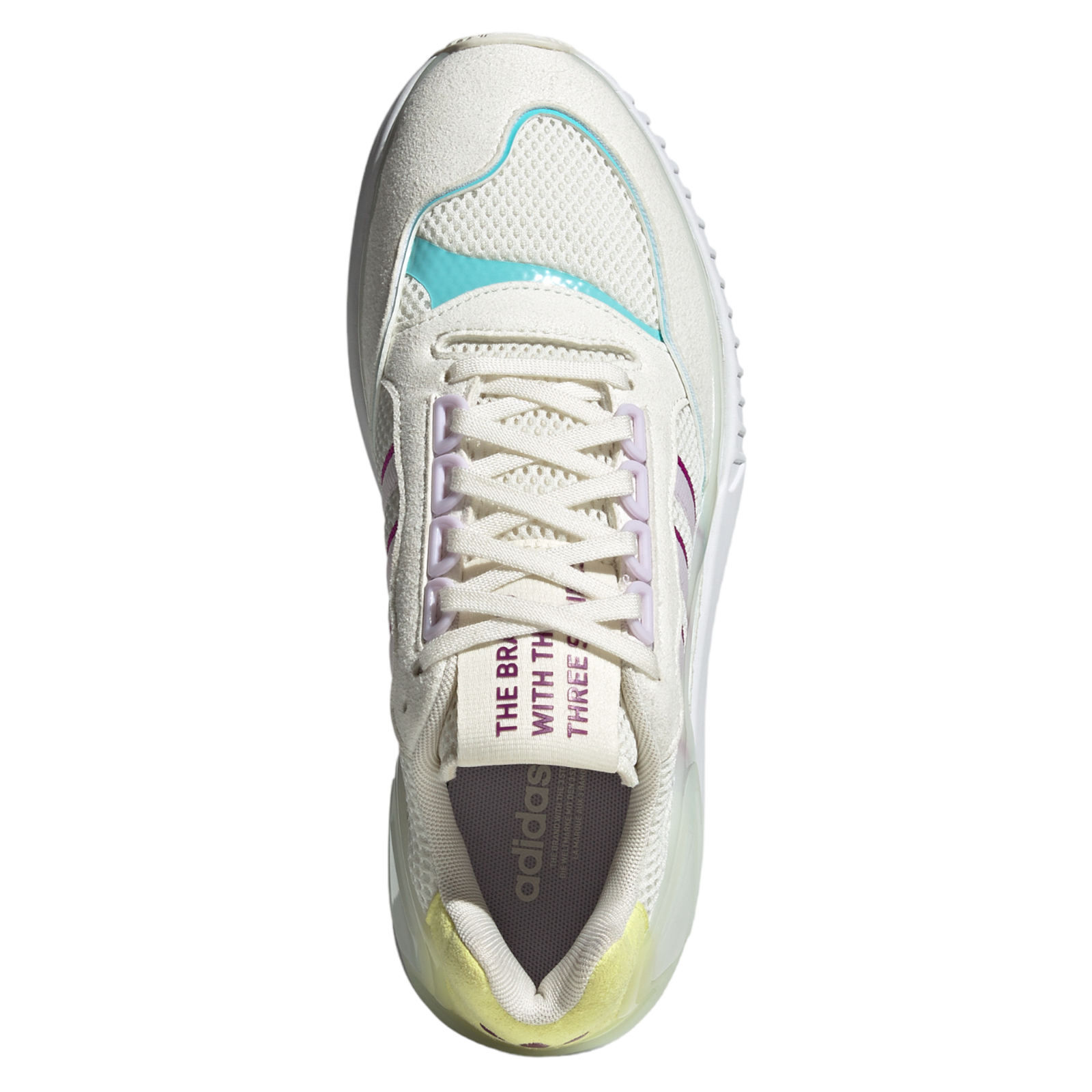 adidas Originals Womens ZX Wavian Shoes - Off White / Sonic Fuchsia - ViaductClothing -  -  