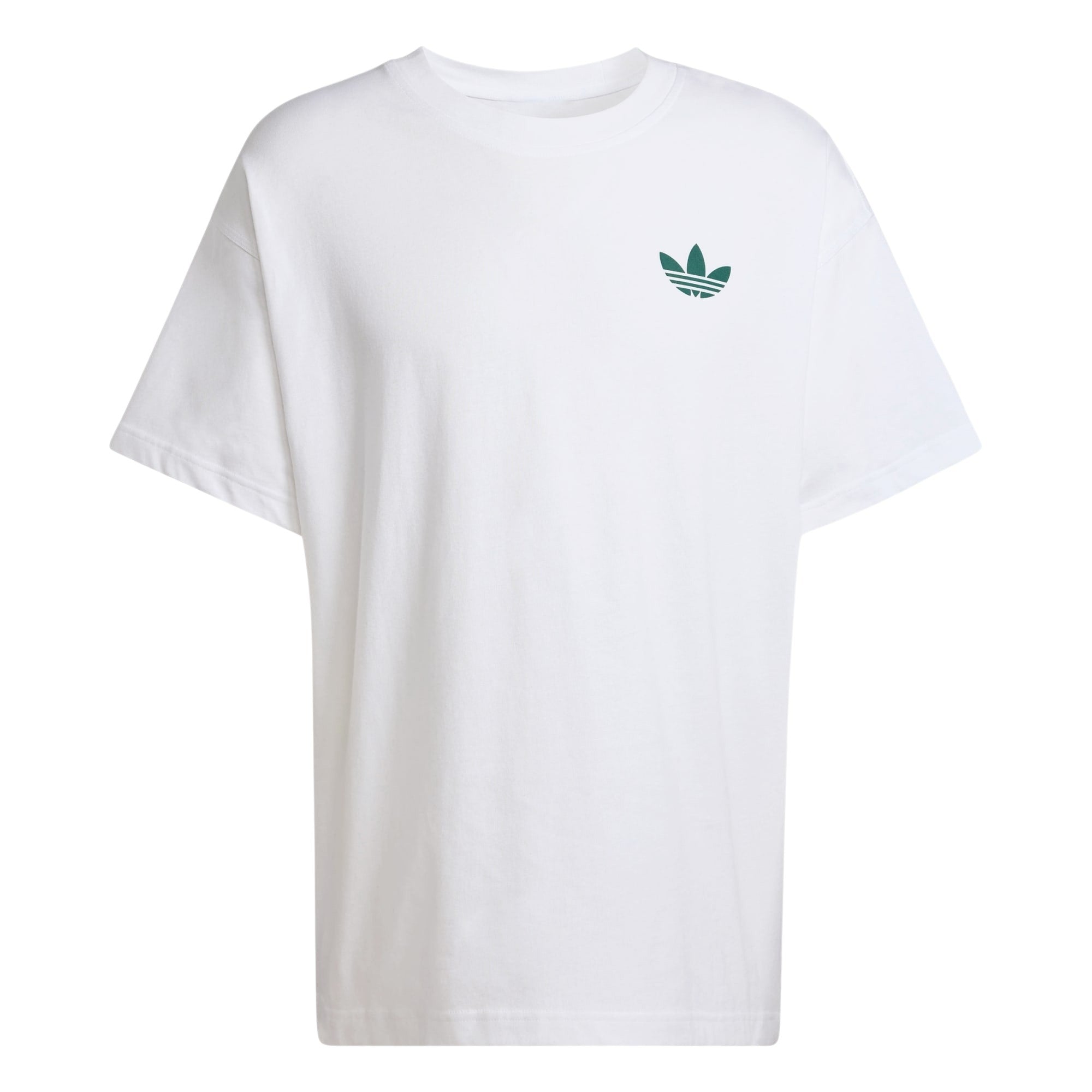 adidas Originals Sport Club Graphic Oversized T-Shirt - White