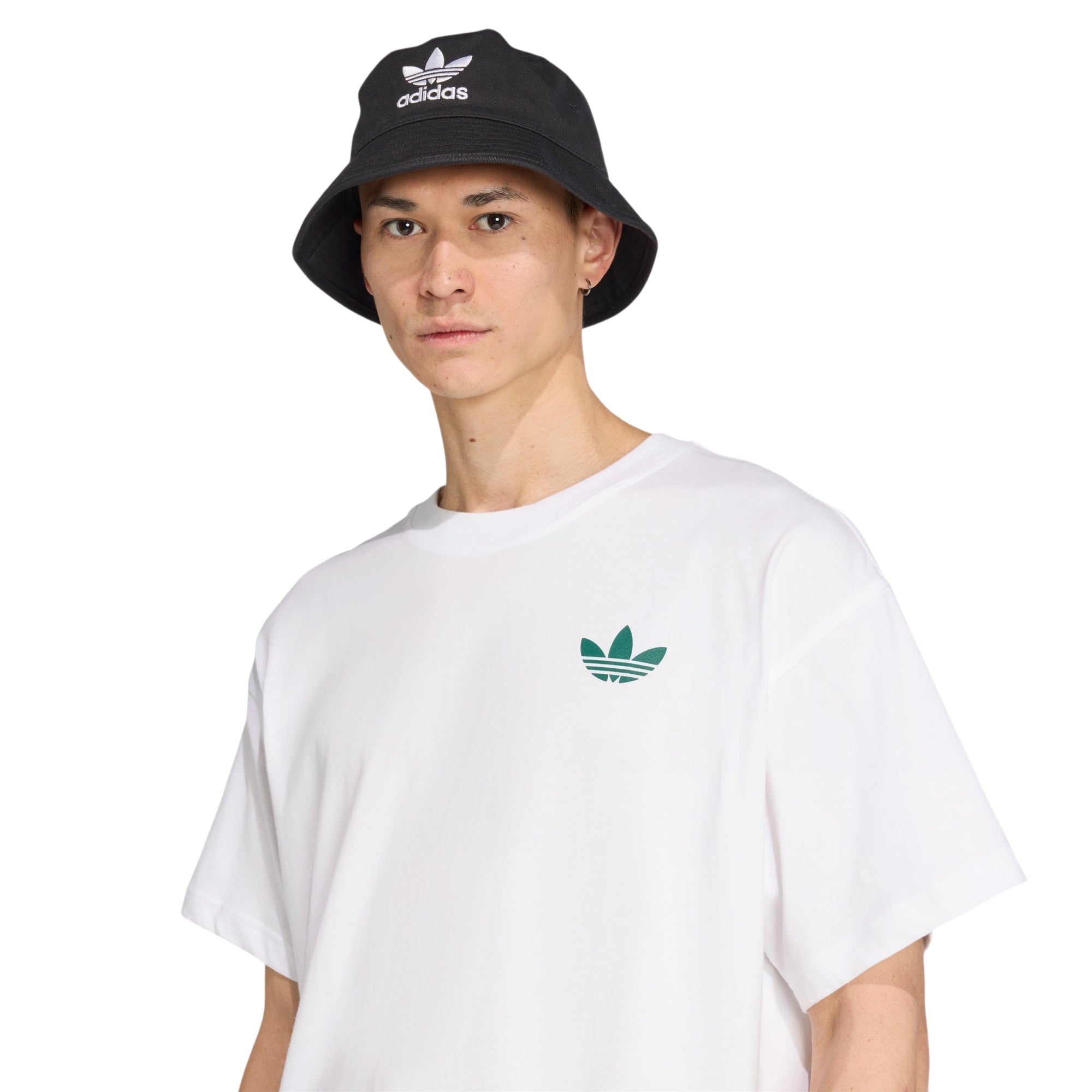 adidas Originals Sport Club Graphic Oversized T-Shirt - White