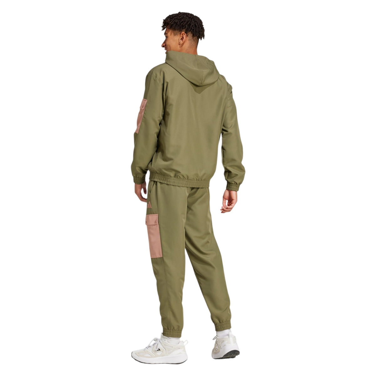 adidas Men's Sportswear Woven Cargo Tracksuit - Green
