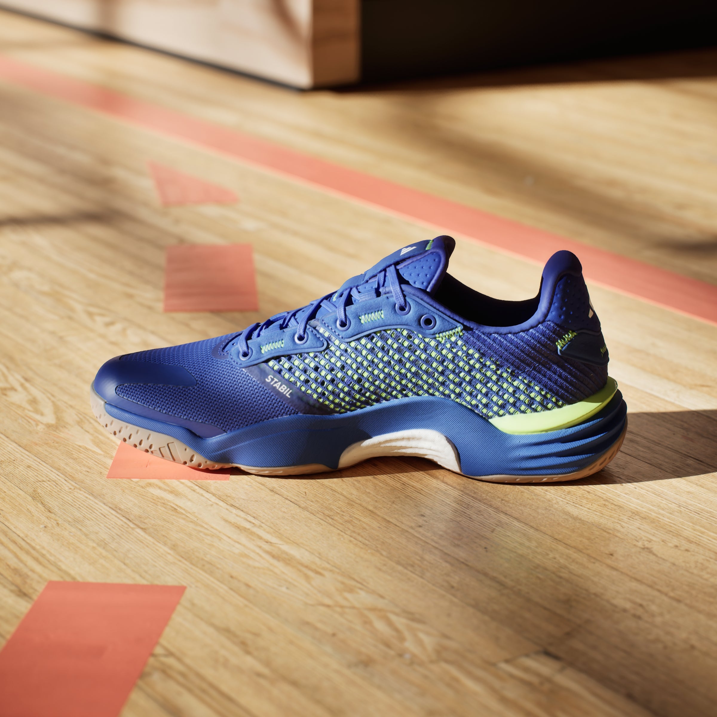 adidas Stabil 16 Indoor Shoes - Lucid Blue / Cloud White