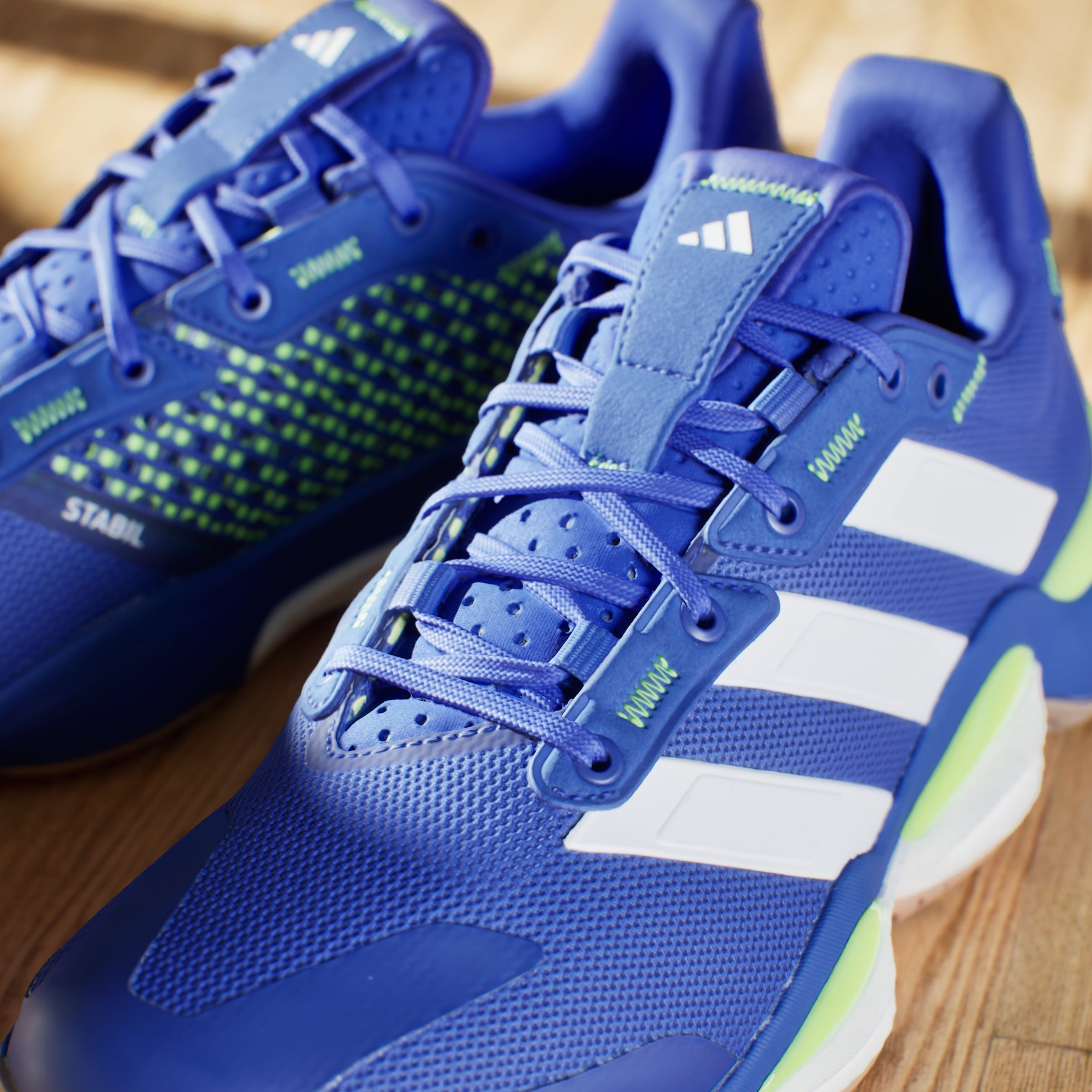 adidas Stabil 16 Indoor Shoes - Lucid Blue / Cloud White