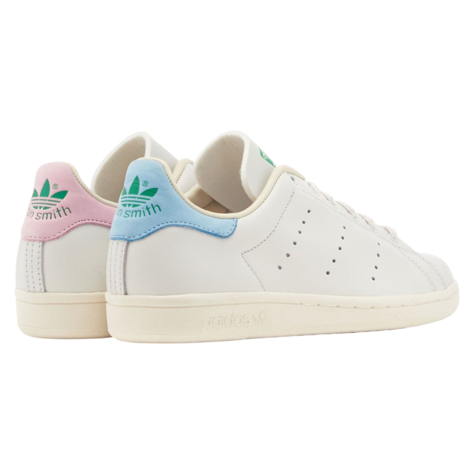 adidas Originals Stan Smith "Mix and Match Heel" 80s Shoes - White Blue Pink
