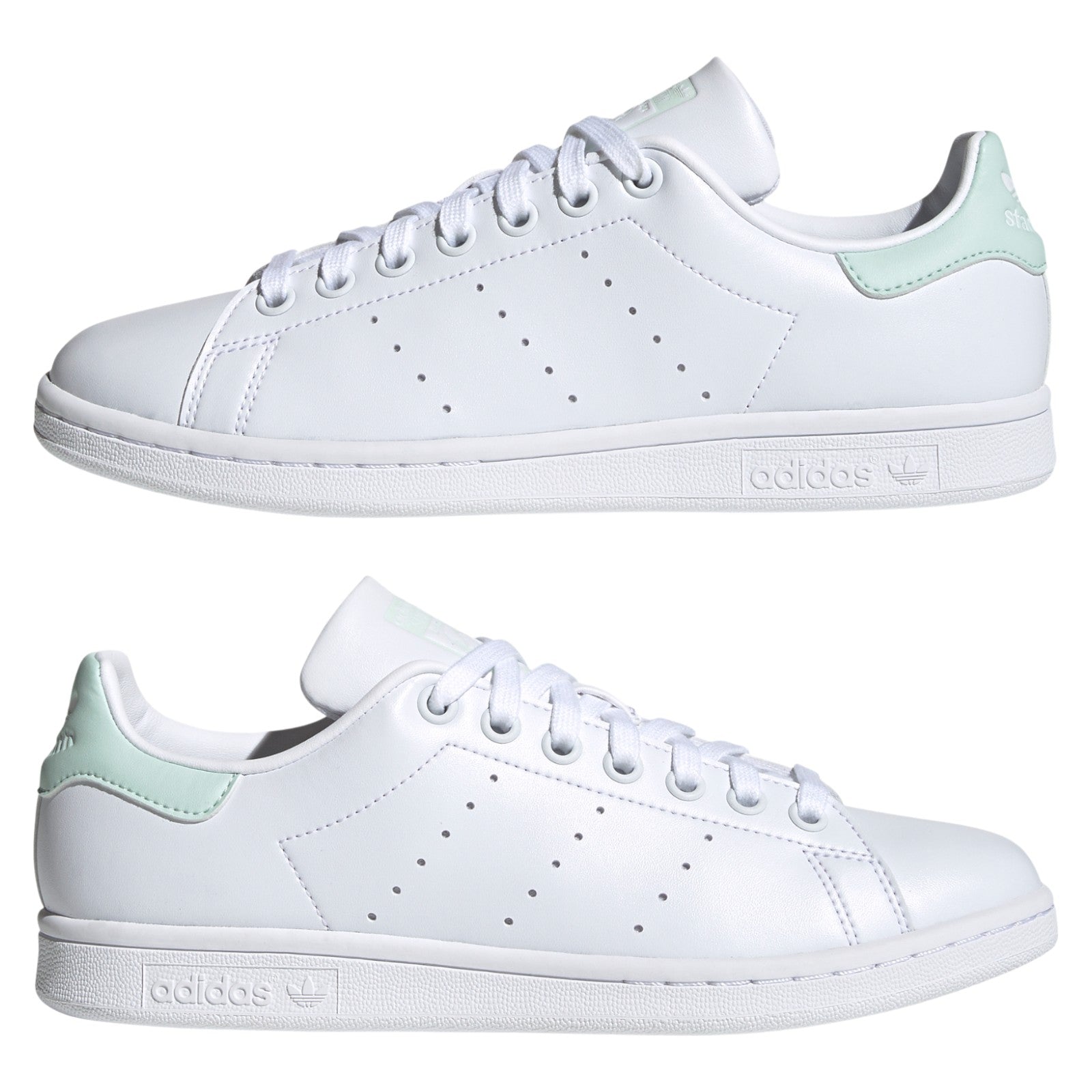 adidas Originals Womens Stan Smith Shoes - Cloud White / Dash Green