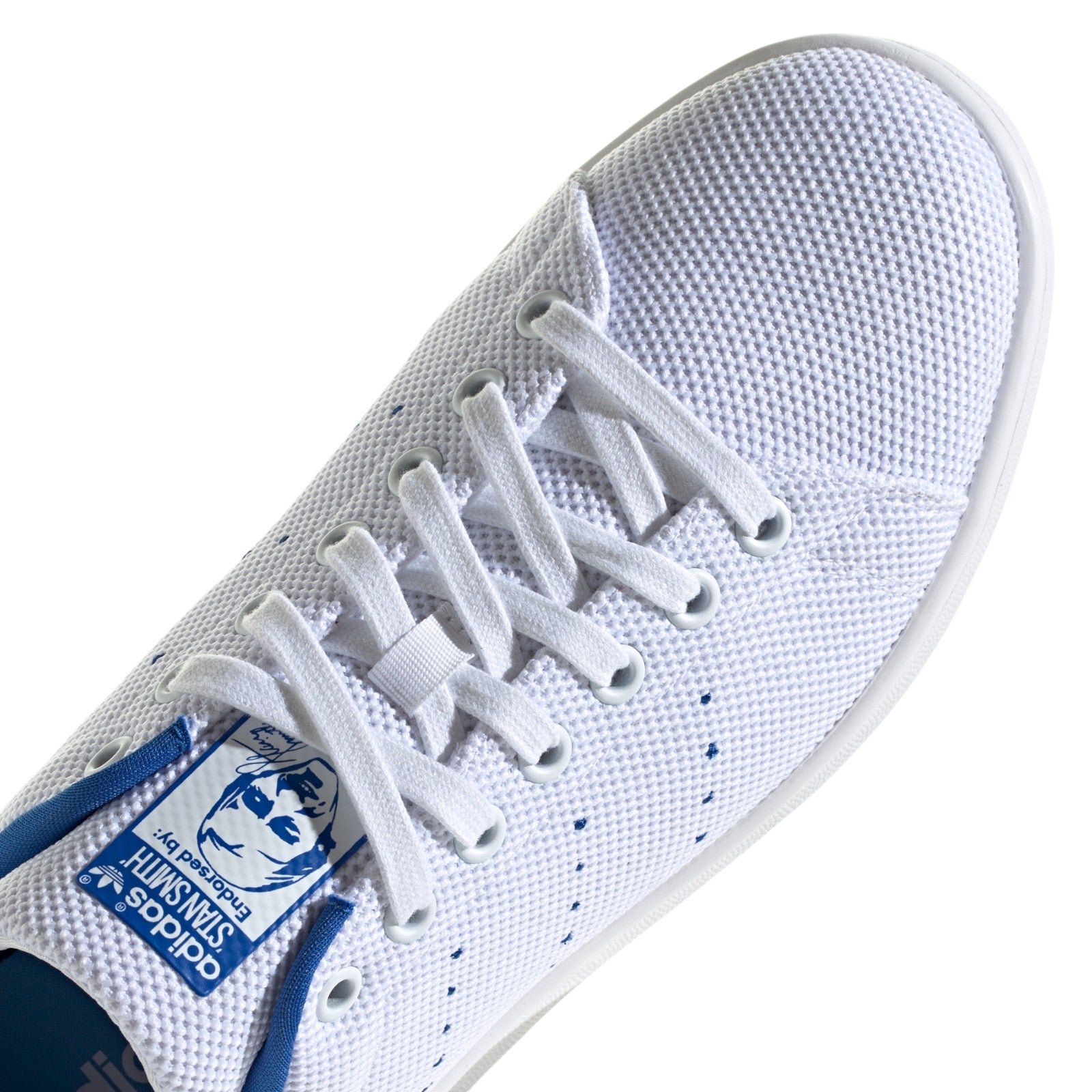 adidas Originals Stan Smith Shoes - White / Semi Blue Burst