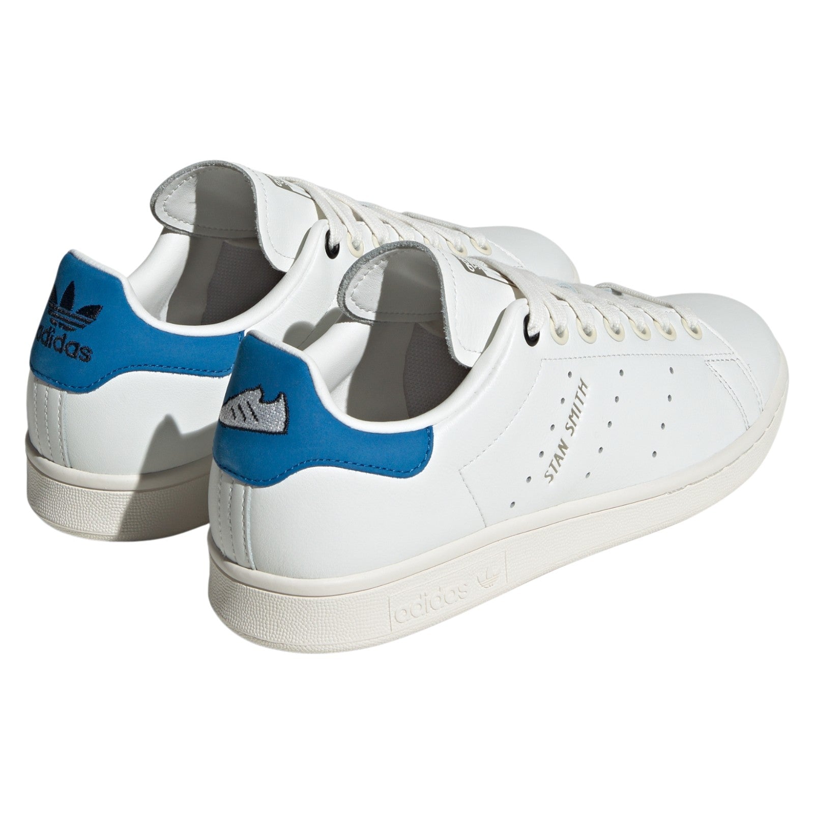 adidas Originals Womens Stan Smith Shoes - Core White / Blue Bird