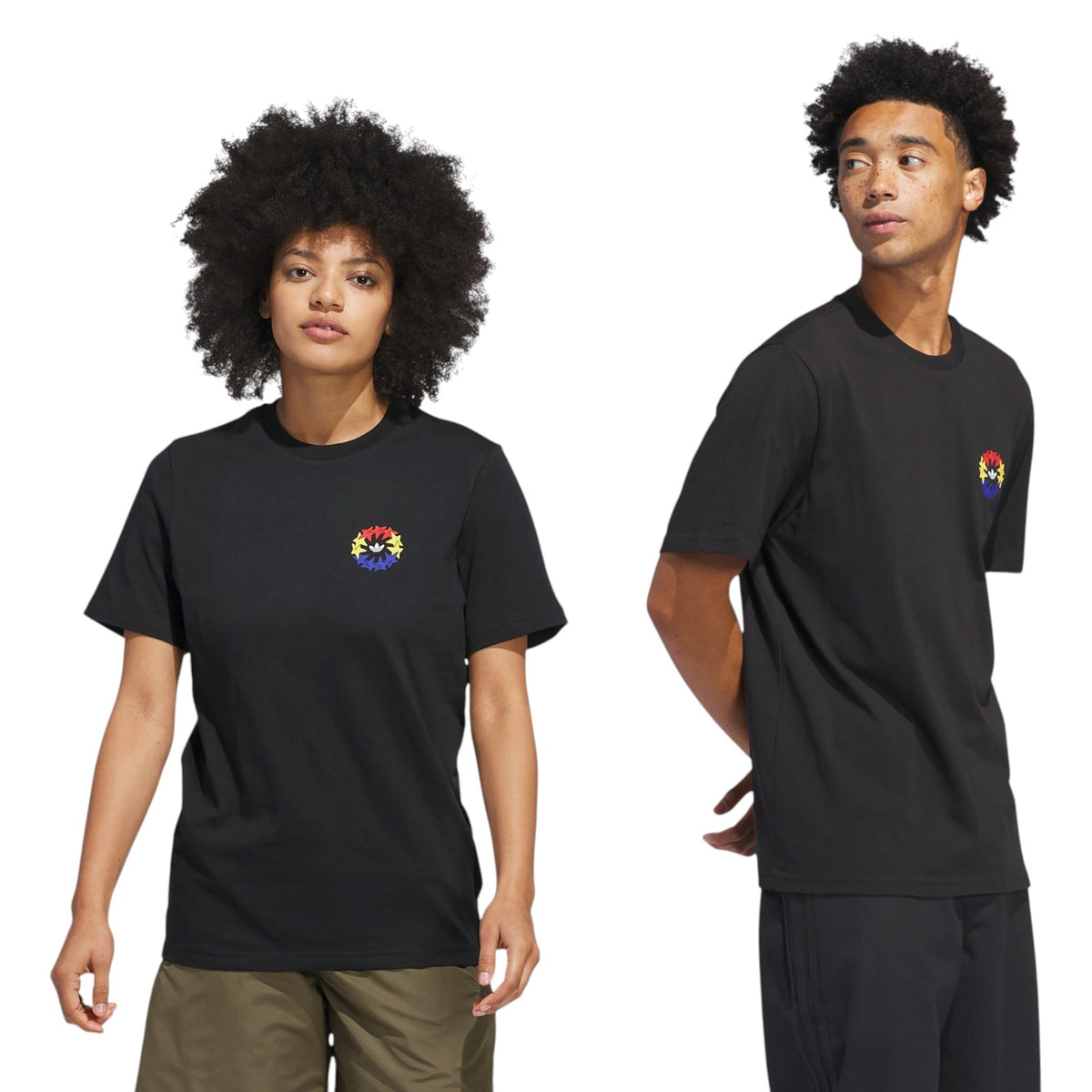adidas Originals Star Wheel T-Shirt (Unisex) - Black