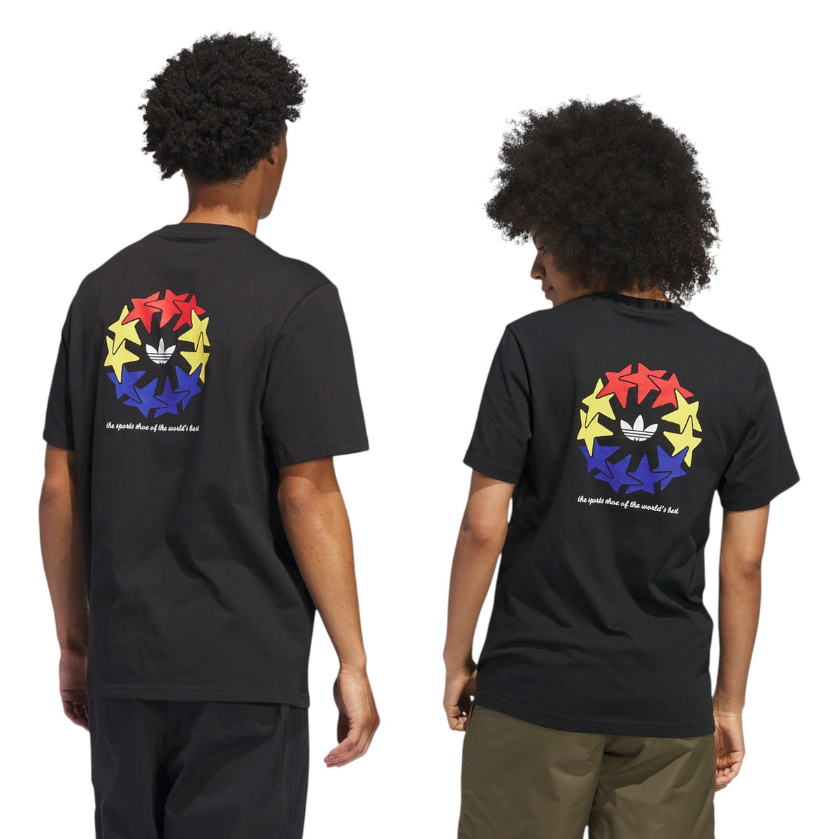 adidas Originals Star Wheel T-Shirt (Unisex) - Black