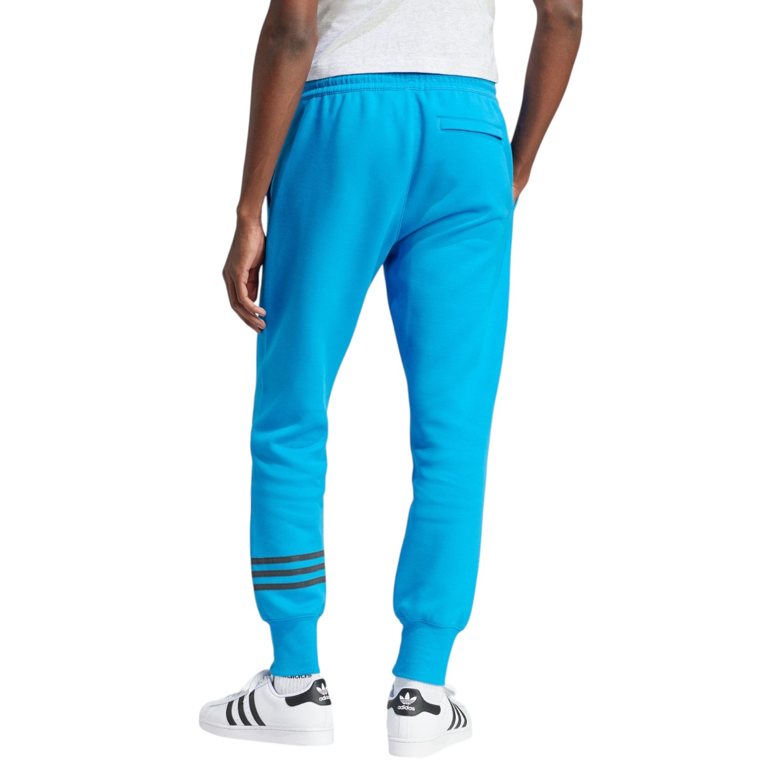 adidas Originals Street Neuclassics Cuffed Sweat Tracksuit Bottoms - Blue