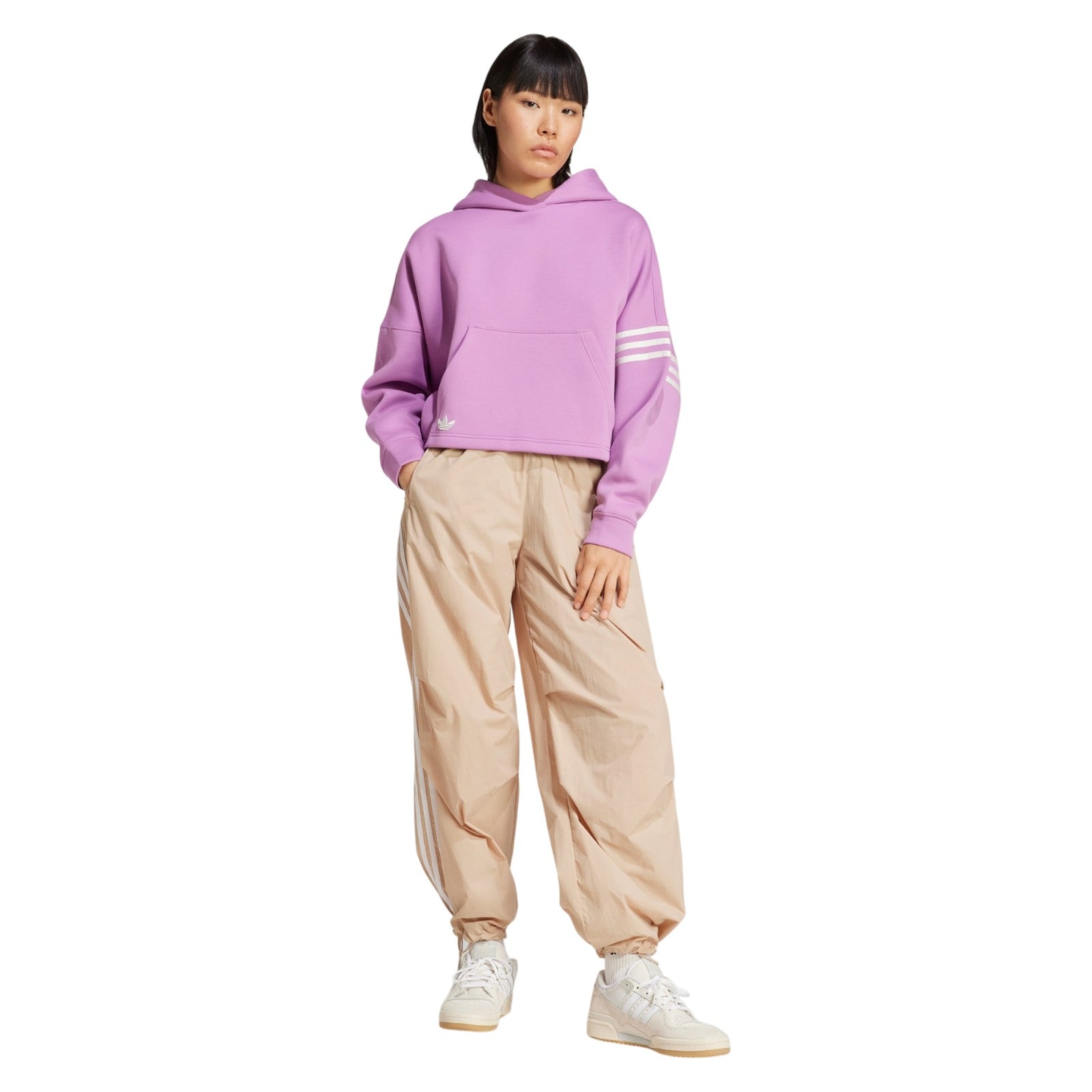 adidas Originals Women's Neuclassics Hoodie - Preloved Purple