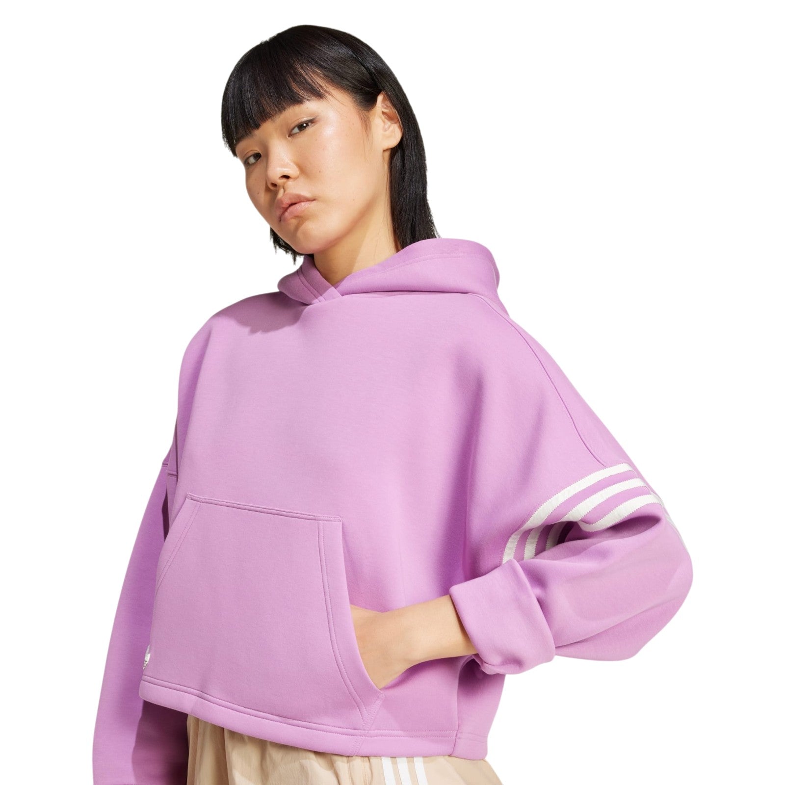 adidas Originals Women's Neuclassics Hoodie - Preloved Purple