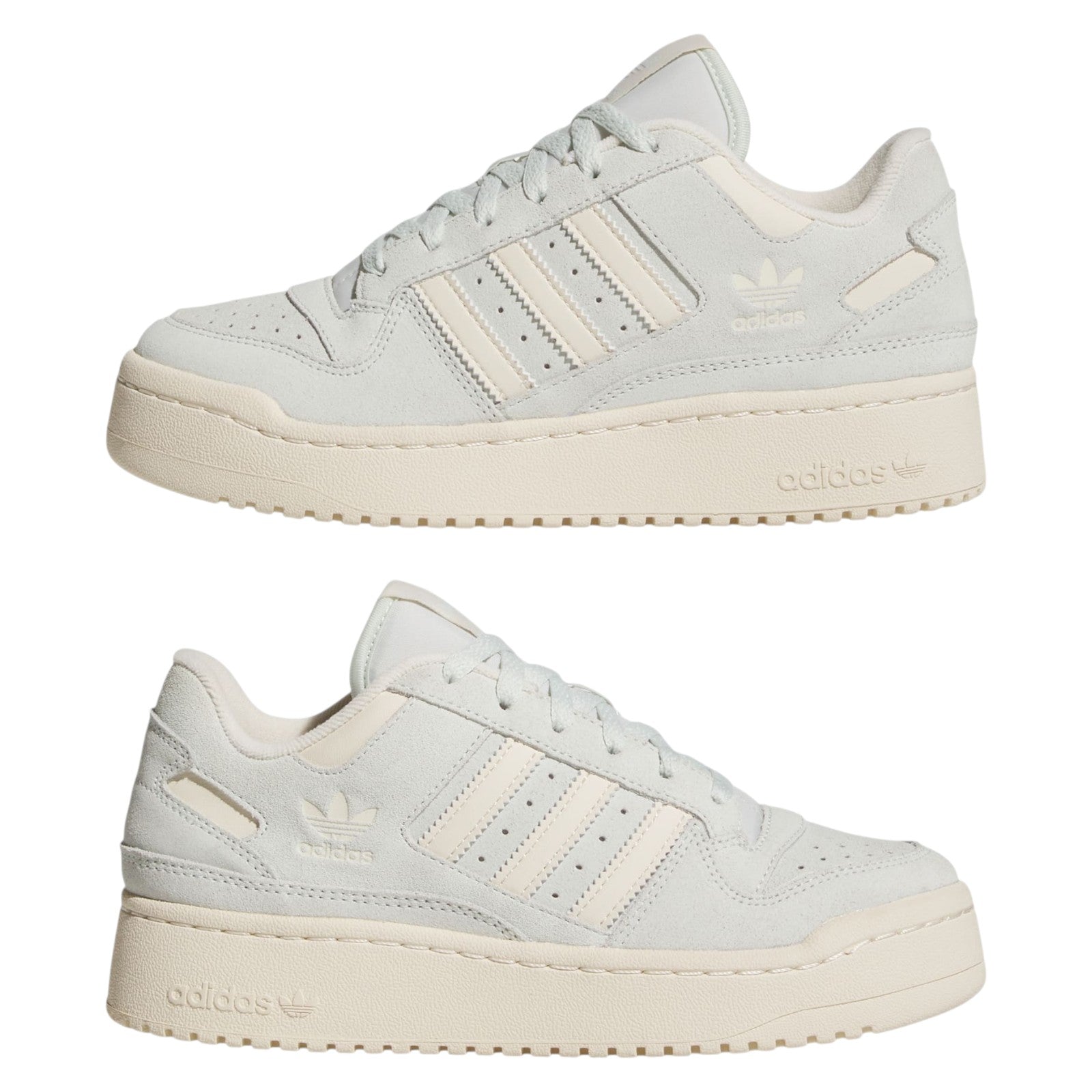 adidas Originals Women's Forum Bold Stripes Trainers - Crystal Jade