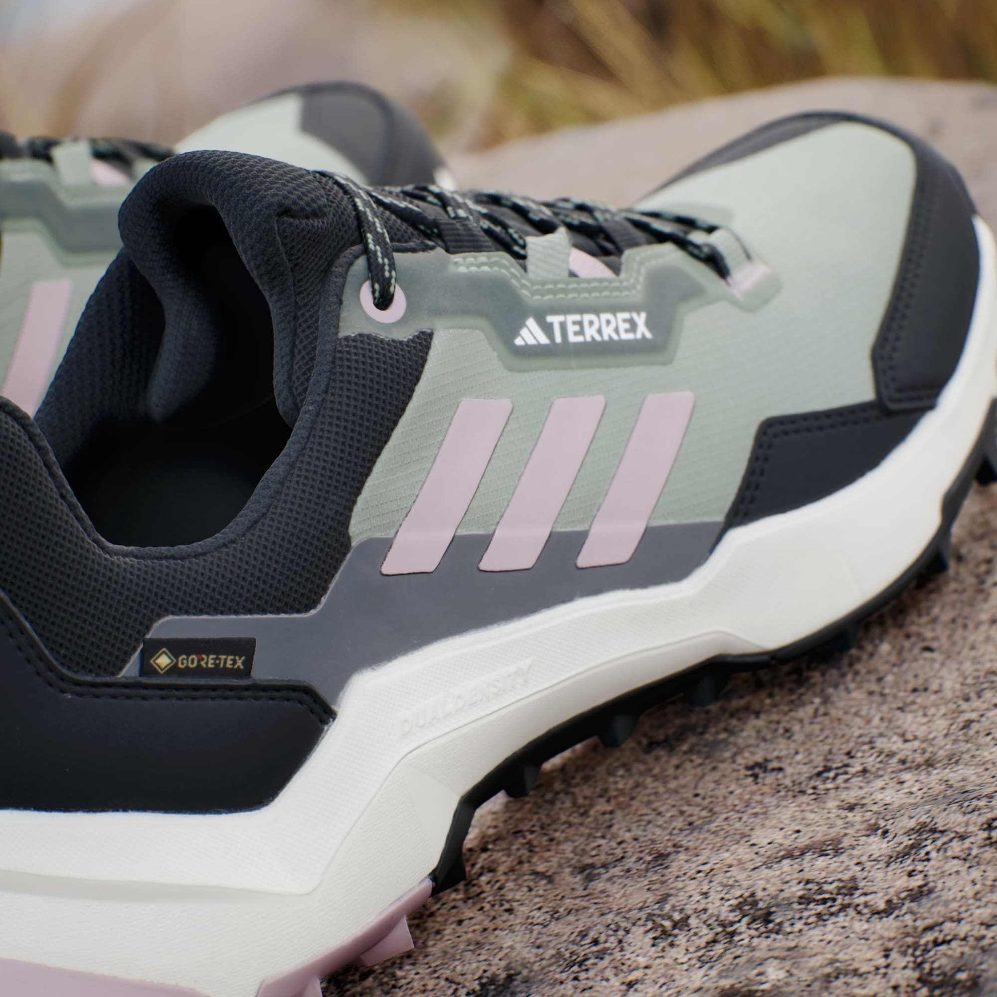adidas Women's Terrex AX4 GORE-TEX Hiking Trainers - Silver Green