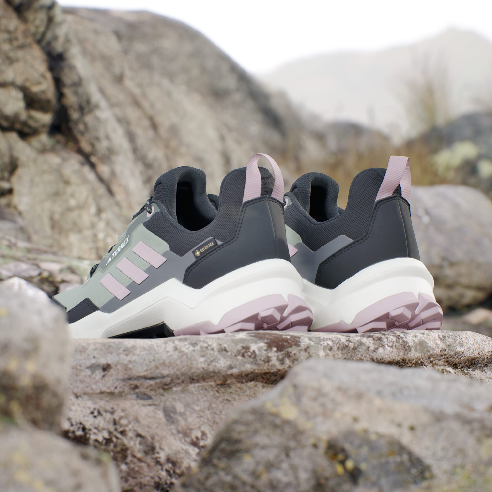 adidas Women's Terrex AX4 GORE-TEX Hiking Trainers - Silver Green