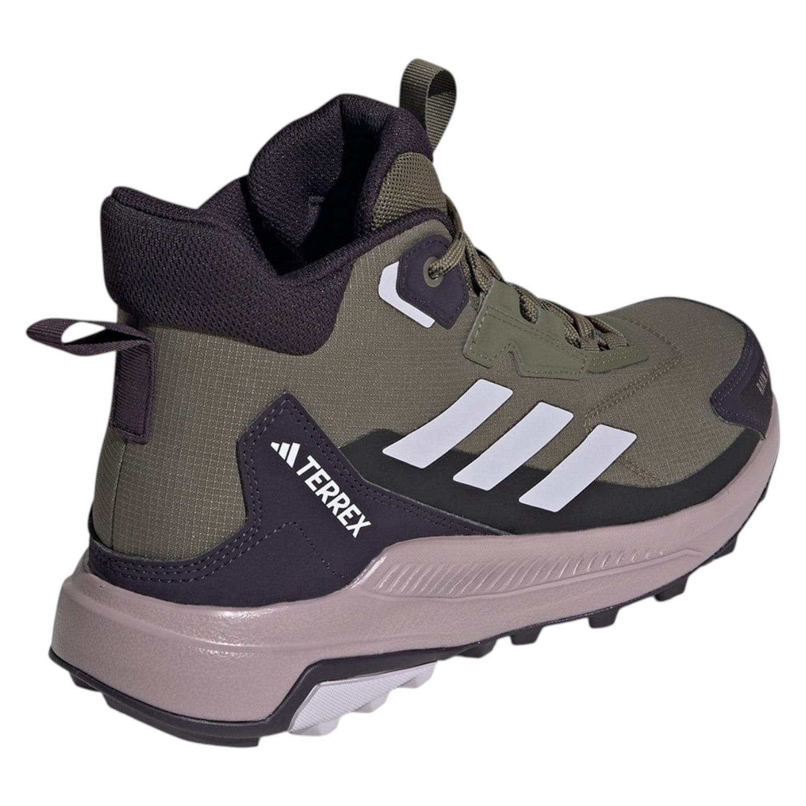 adidas Women's Terrex Anylander Mid Rain.Rdy Hiking Trainers - Olive Strata