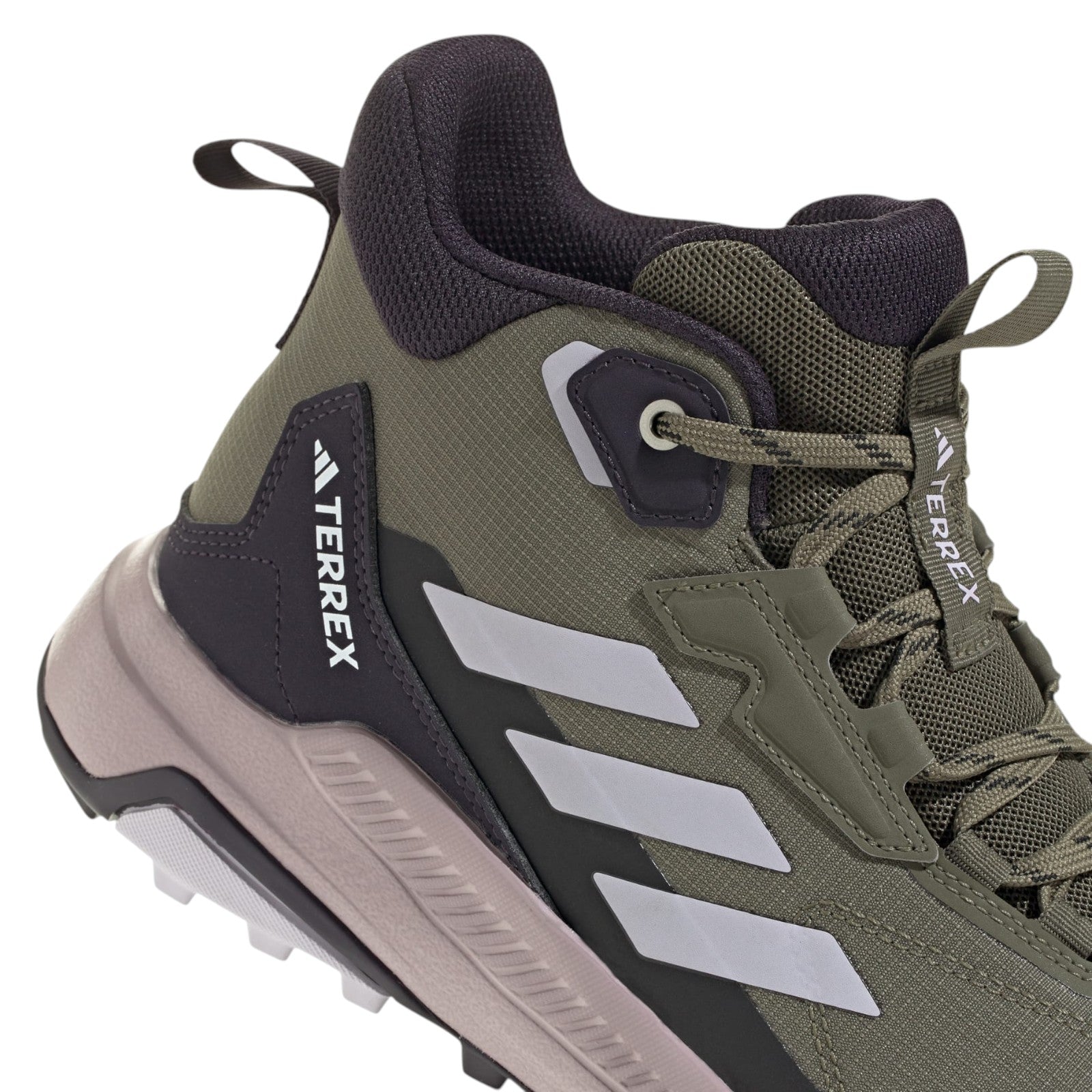 adidas Women's Terrex Anylander Mid Rain.Rdy Hiking Trainers - Olive Strata