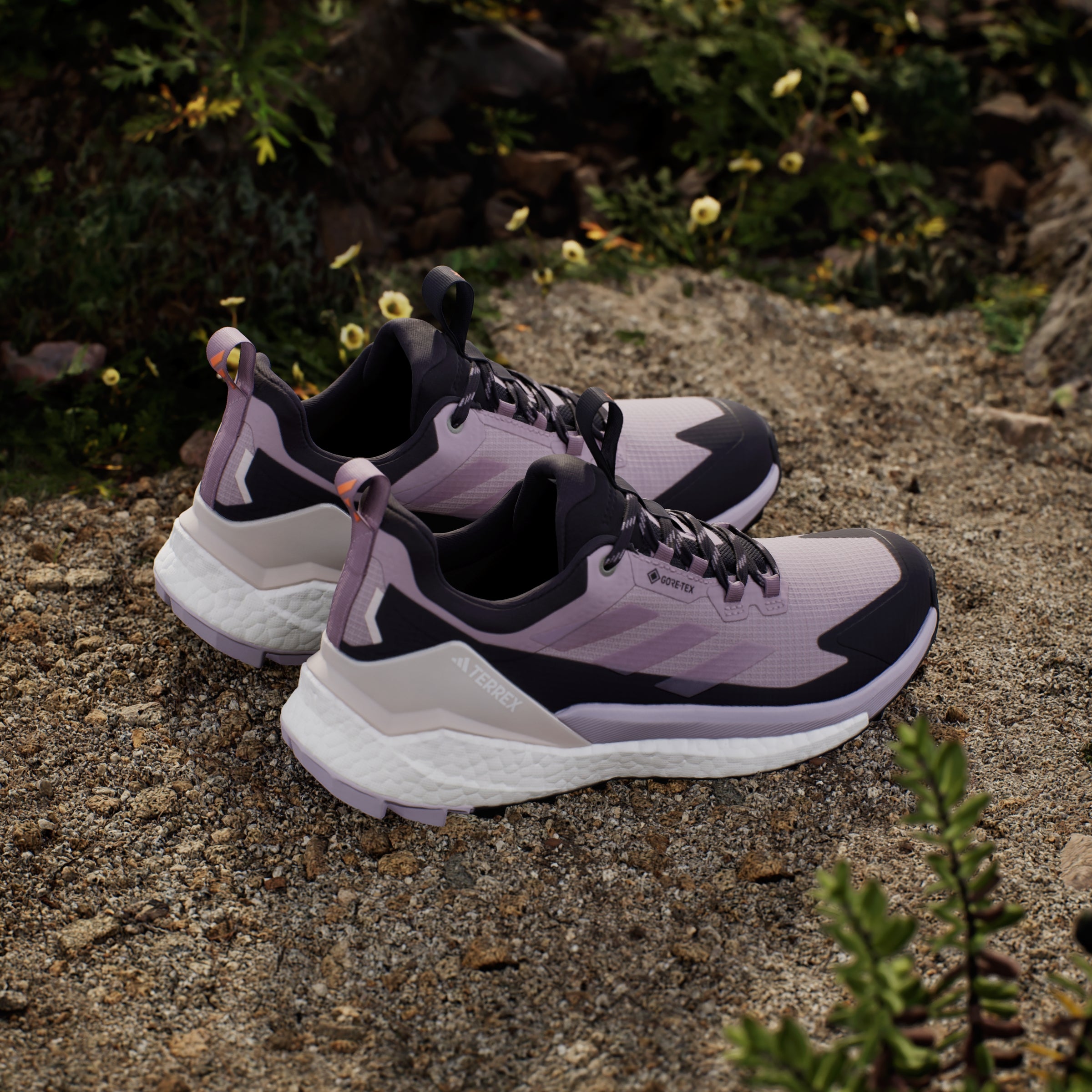 adidas Women's Terrex Free Hiker 2.0 Low Gore-Tex Hiking Trainers - Preloved Fig
