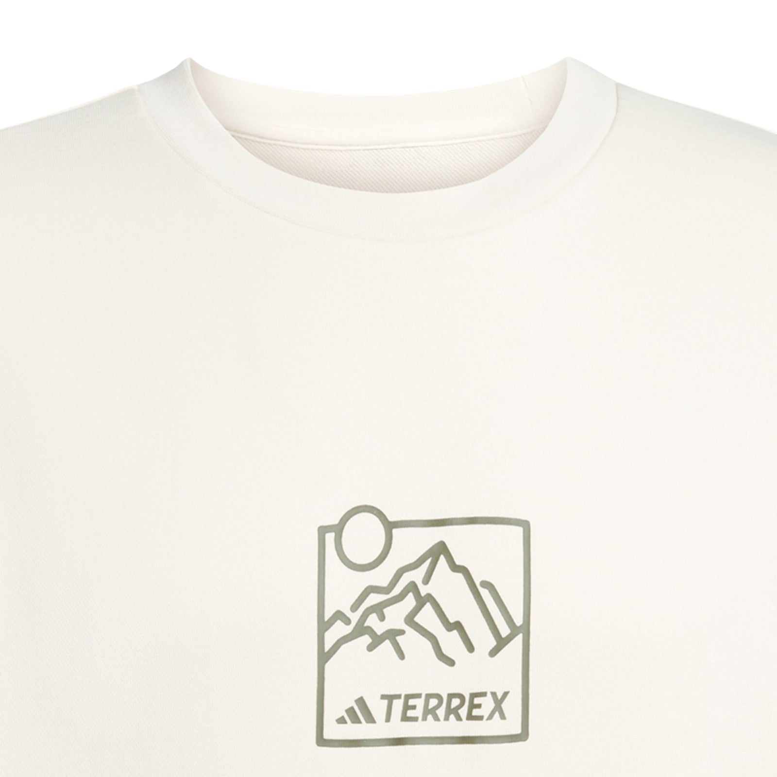 adidas Originals Unisex Terrex Graphic Crew Sweatshirt - Wonder White