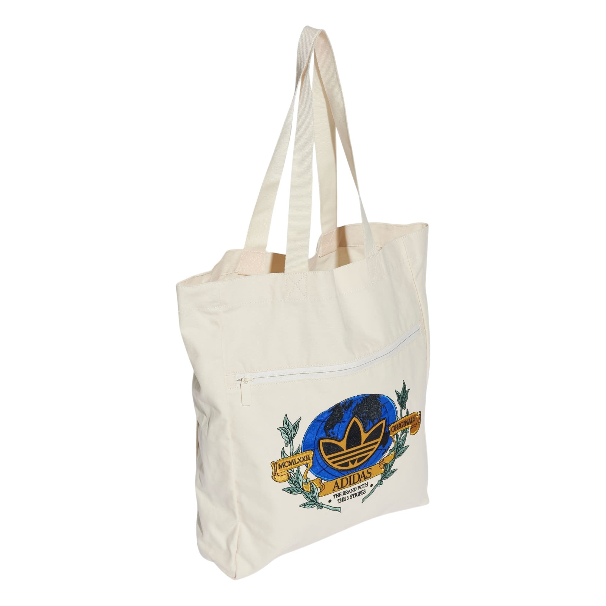 adidas Originals Retro Sports Trefoil Tote Bag - Wonder White
