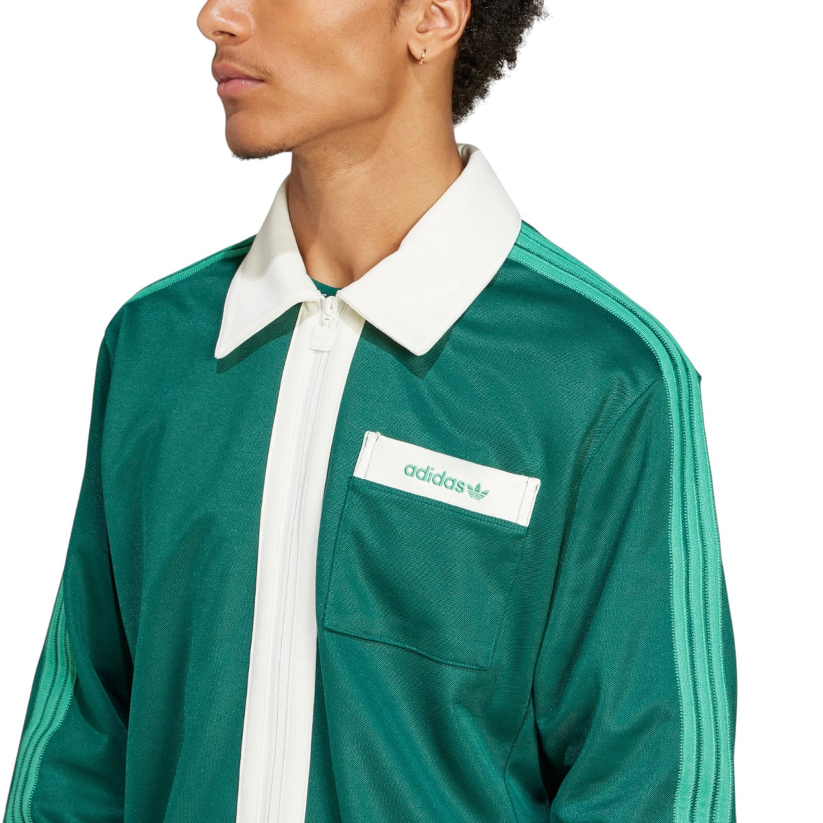adidas Originals 3-Stripes Track Top - Collegiate Green