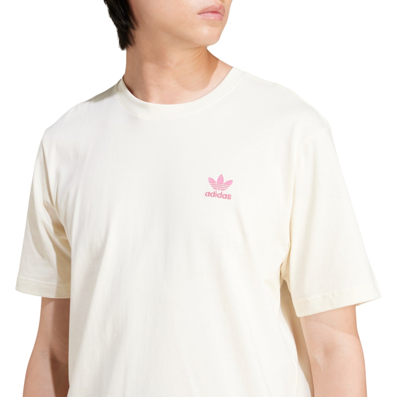 adidas Originals Men's Fashion Arty Graphic T-Shirt - Cream White