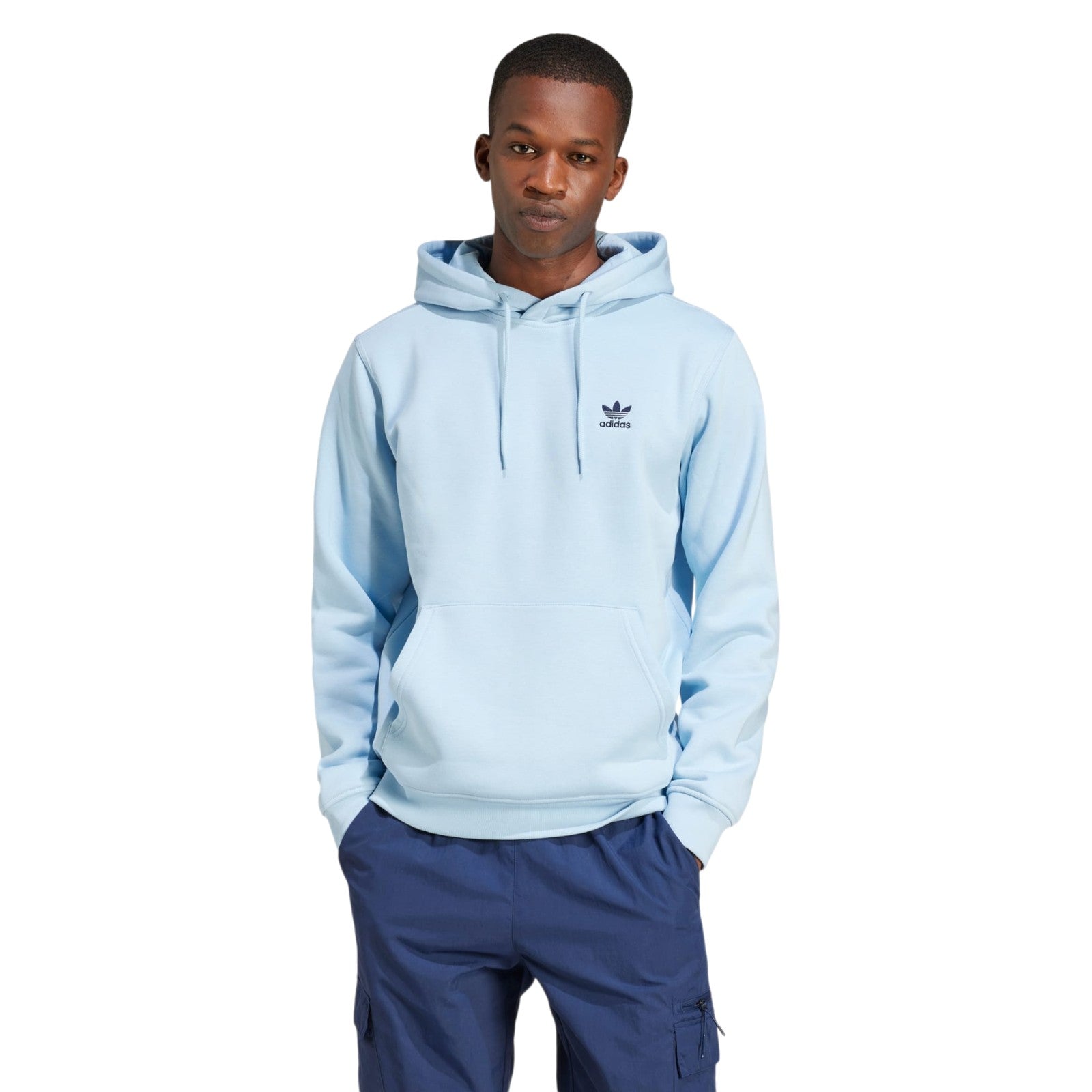 adidas Originals Trefoil Essentials Hoodie - Clear Sky Blue