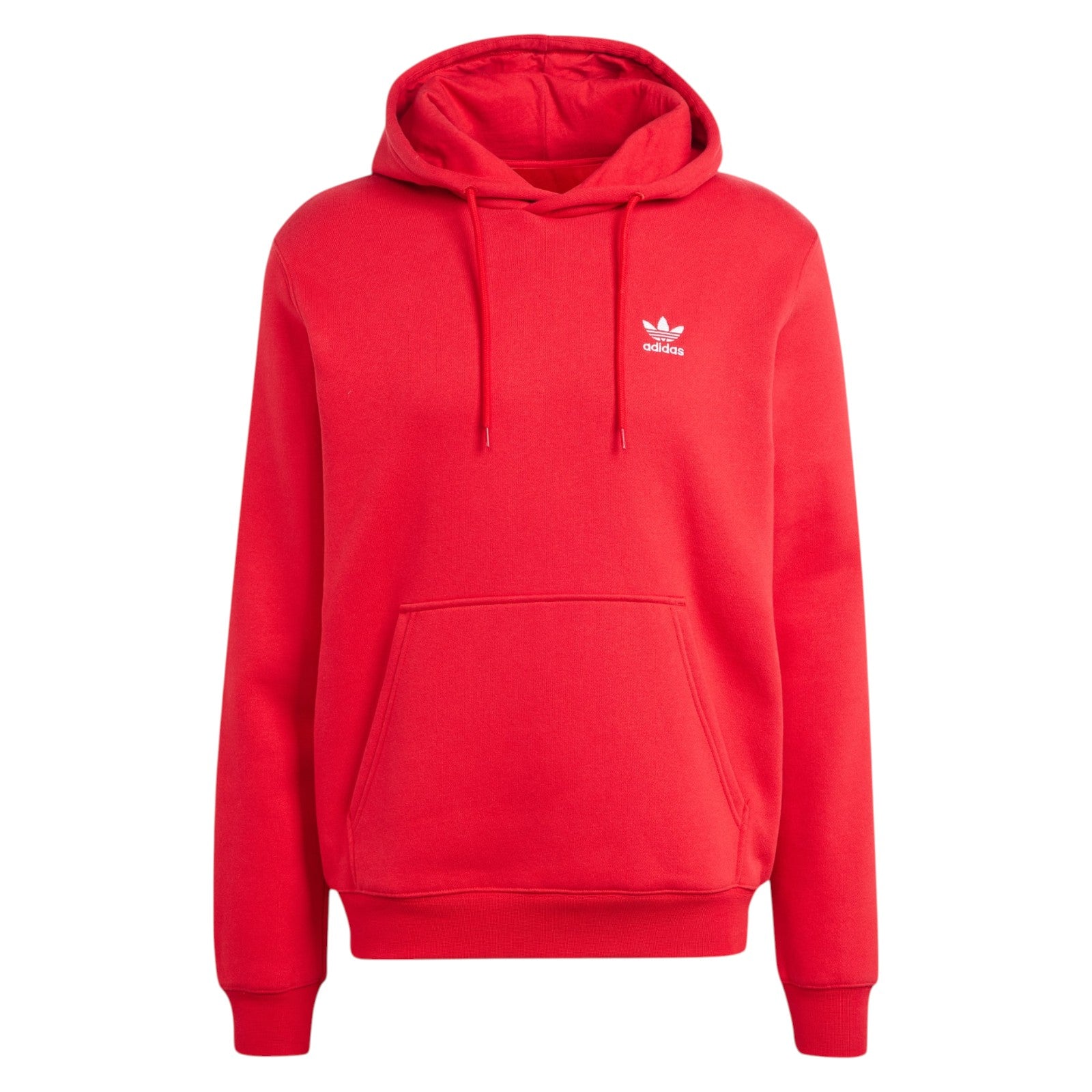 adidas Originals Men's Trefoil Essentials Hoodie - Red