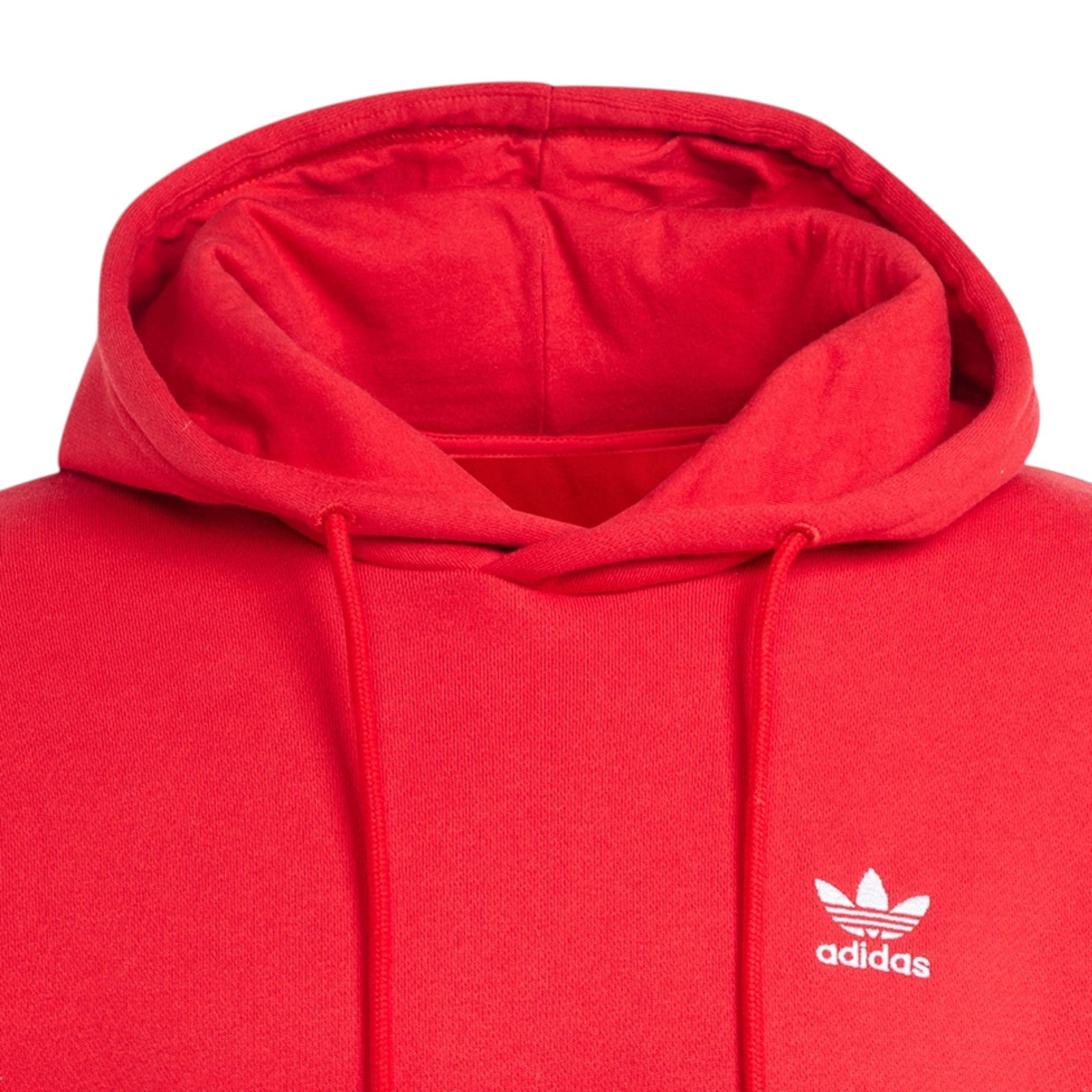 adidas Originals Men's Trefoil Essentials Hoodie - Red