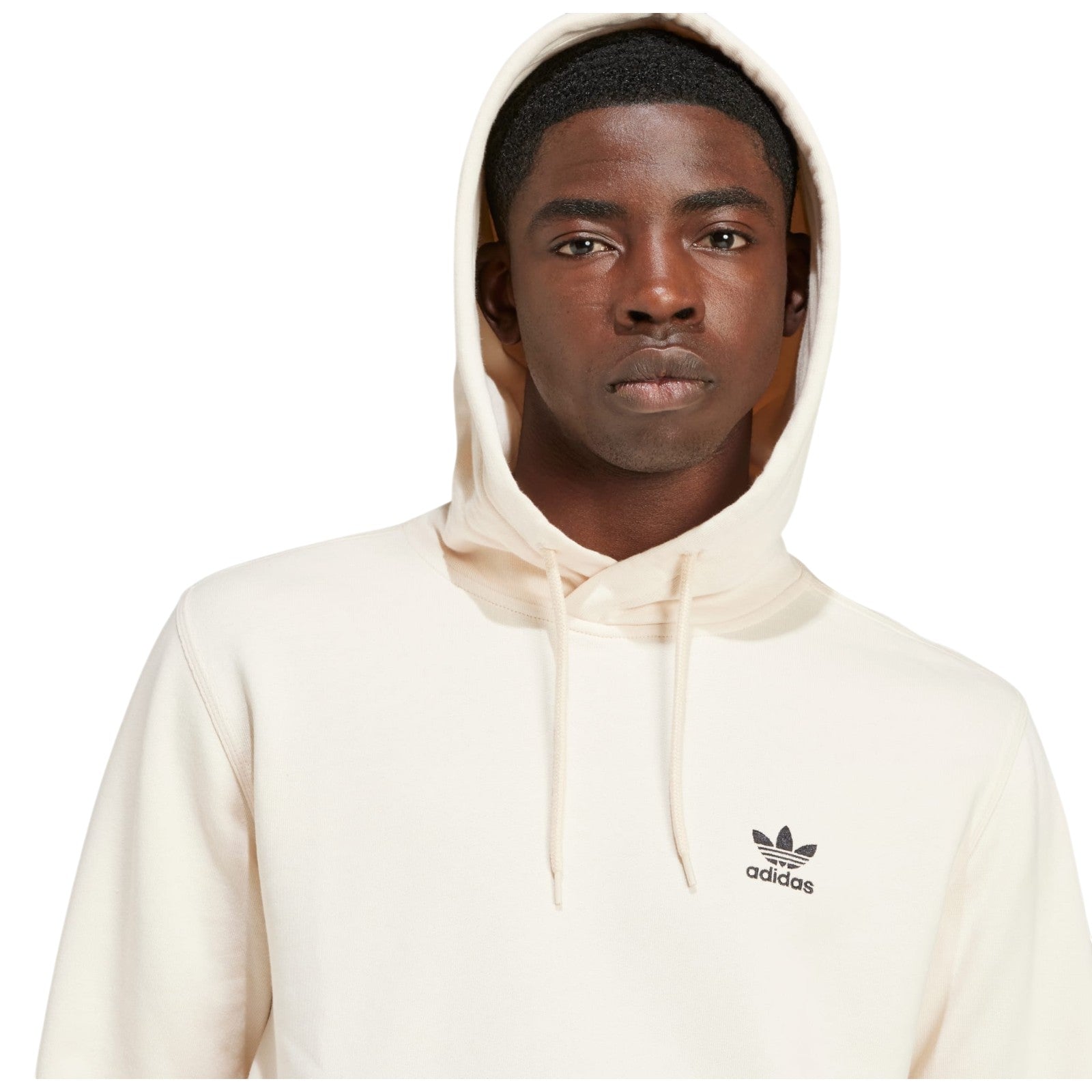 adidas Originals Men's Trefoil Essentials Hoodie - Wonder White