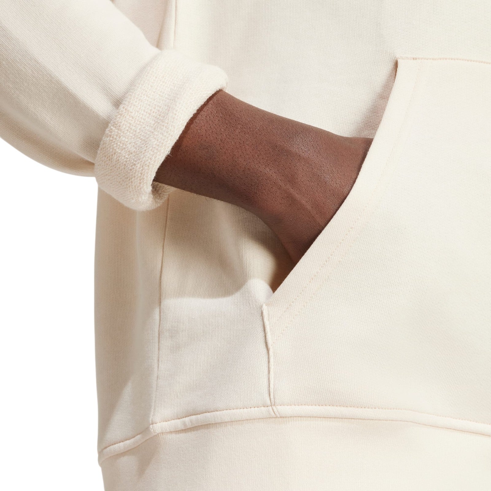 adidas Originals Men's Trefoil Essentials Hoodie - Wonder White