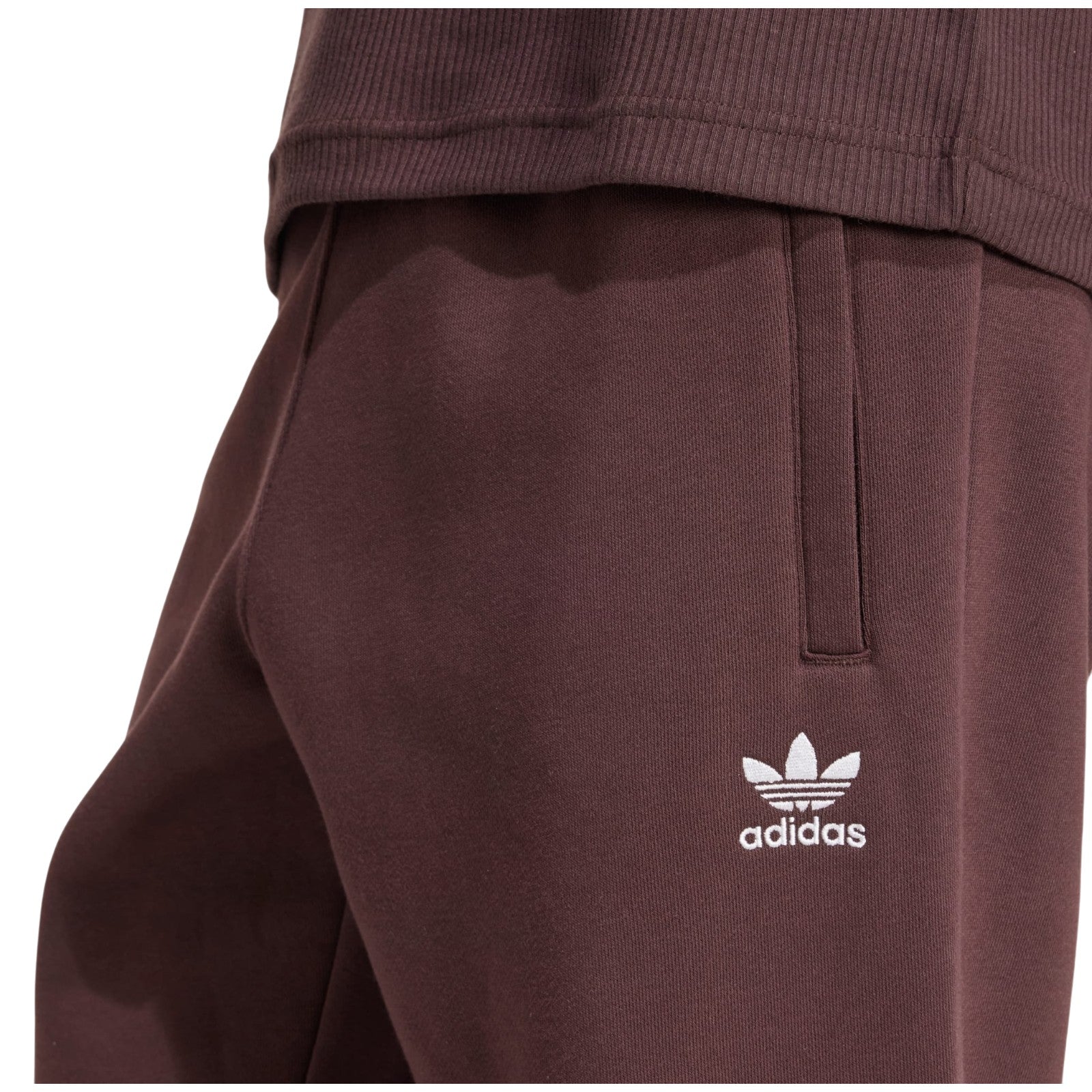 adidas Originals Men's Trefoil Essentials Sweatpants Joggers - Shadow Brown